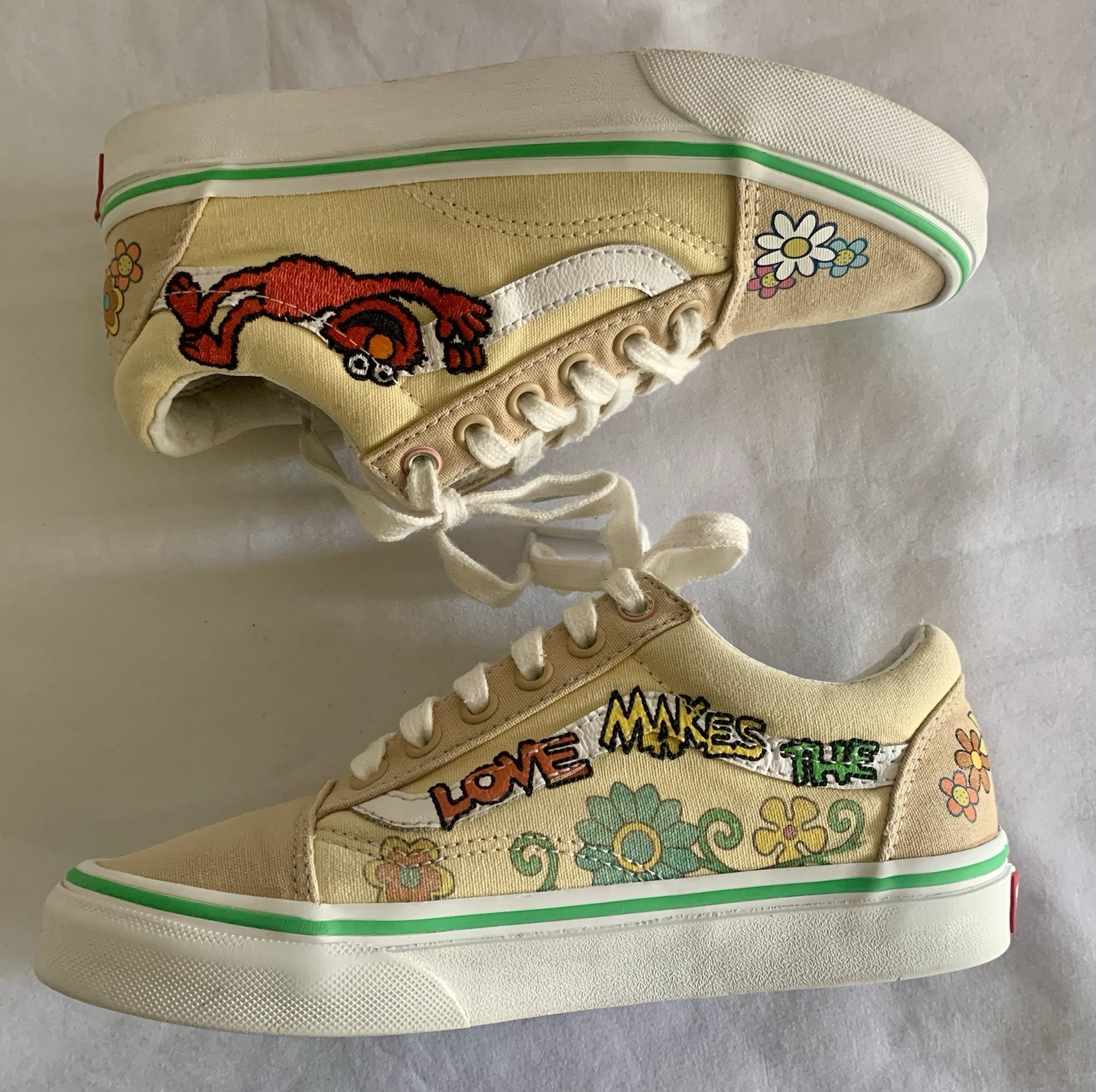 Vans Sesame Street x Old Skool ‘Elmo’Unisex Size Women’s 5 / Men’s 3.5