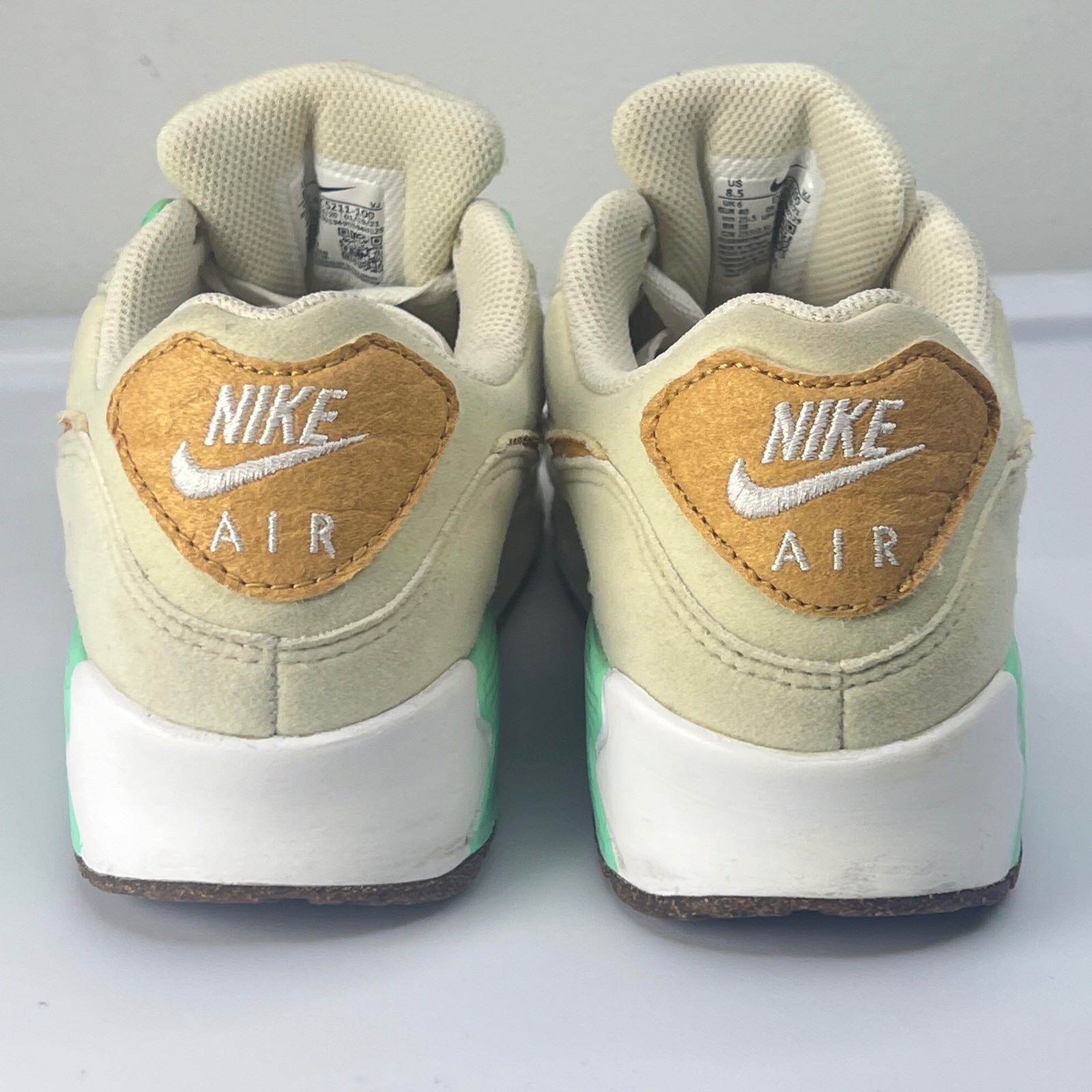 Nike Air Max 90 Happy Pineapple Coconut Milk Green Glow DC5211-100 Womens 8.5