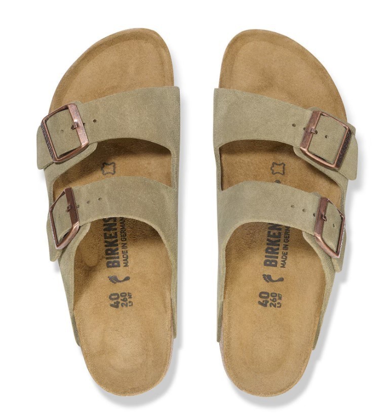 Birkenstock Women’s Arizona Taupe Sandals – Medium/Narrow Fit | Express Deliver