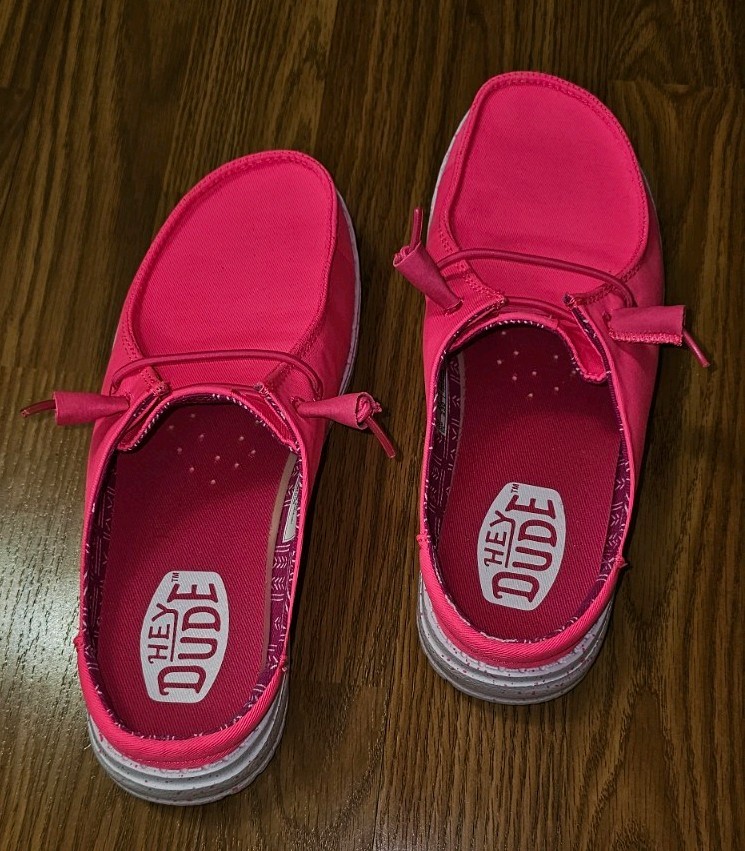 Hey Dude Wendy Slip On Stretch Shoes, Mules, Neon Pink 🩷 Women’s Size 7 🩷 New