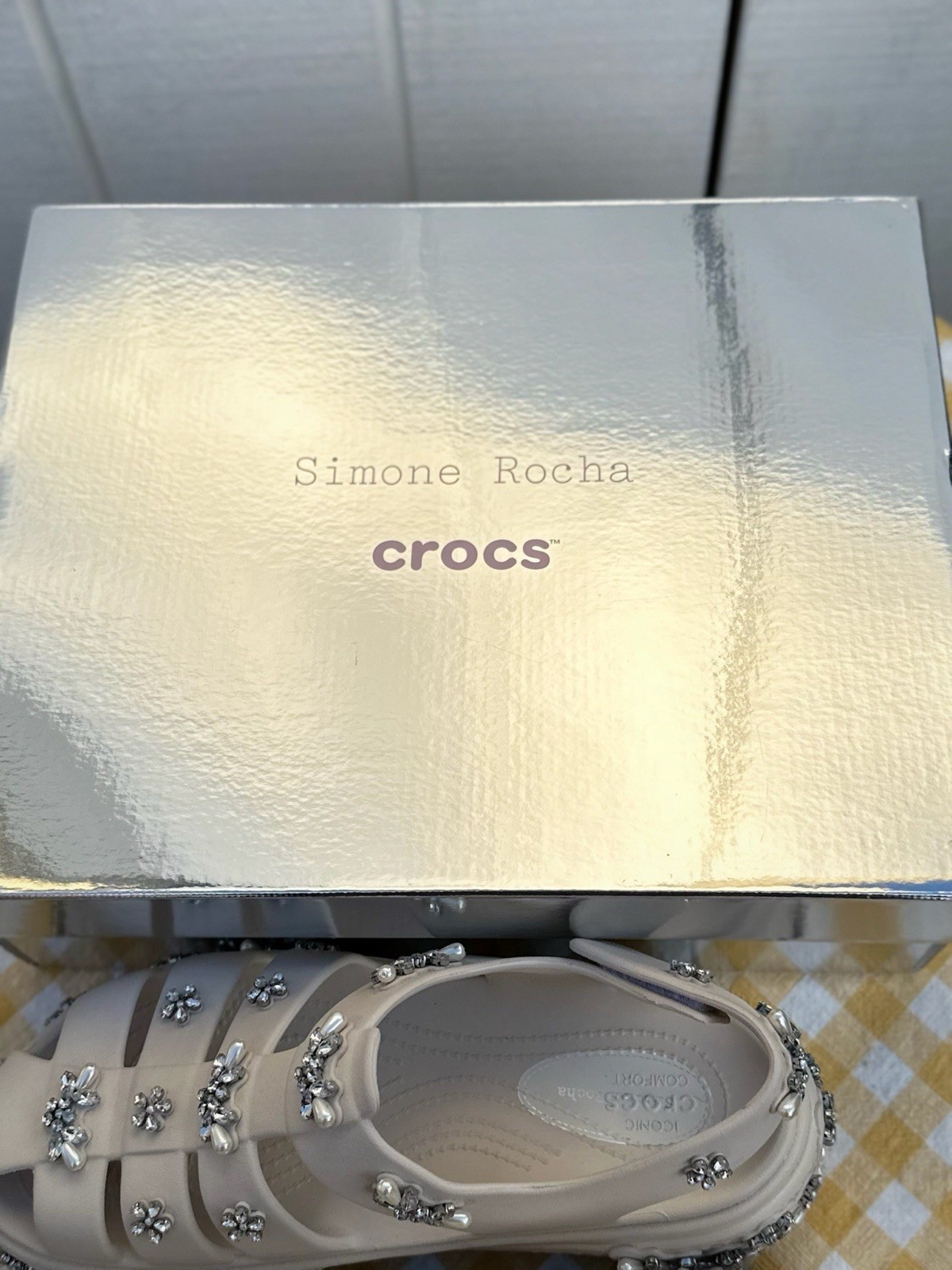 Simone Rocha x Crocs Stomp Fisherman Sandals in Stucco 42/43 (US Women’s 11)