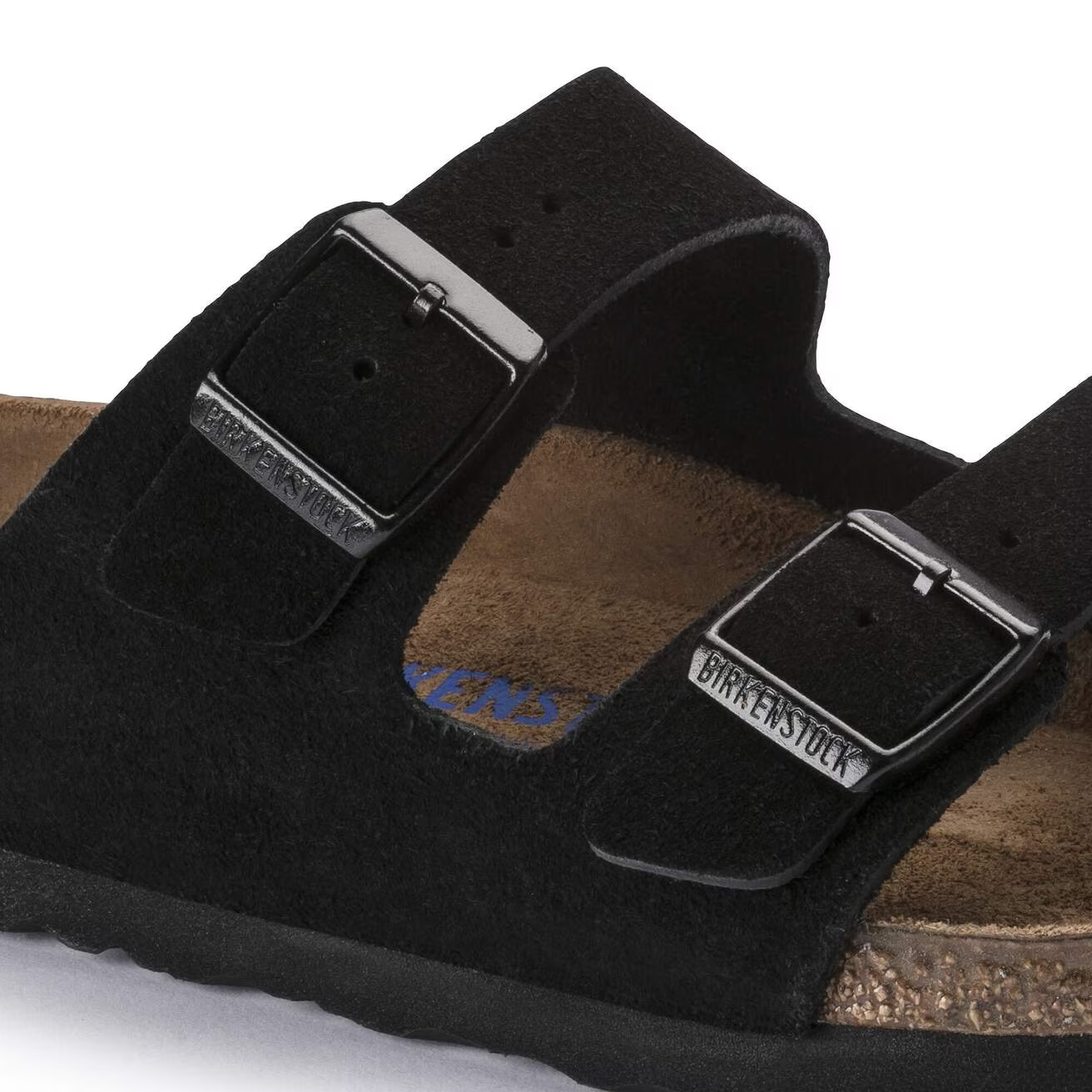 Birkenstock Arizona Soft Footbed Suede Leather Sandals Taupe Black Mocha Mink