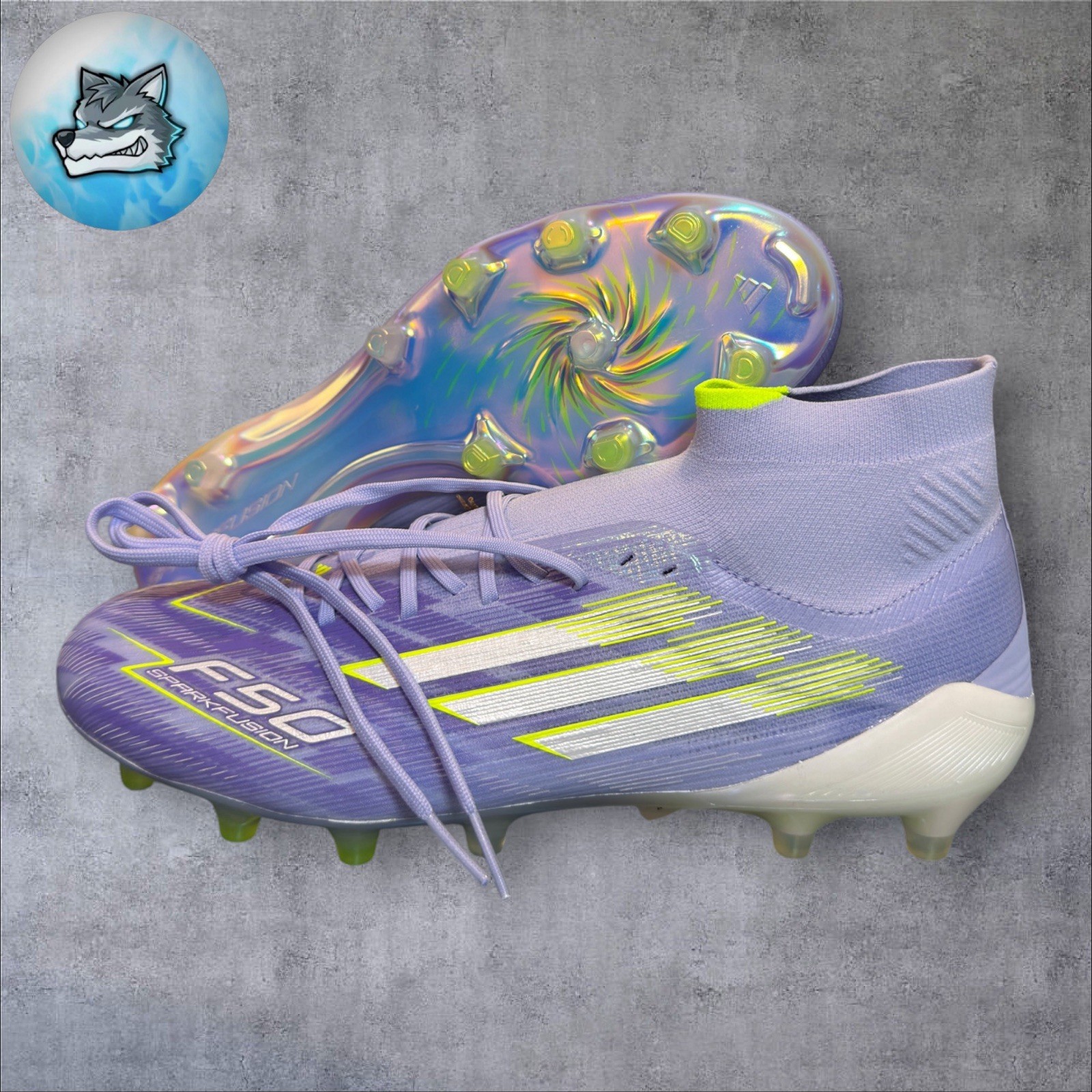Adidas F50 Sparkfusion Elite Mid FG/AG Women’s Size 6.5 Soccer Cleats JH7648