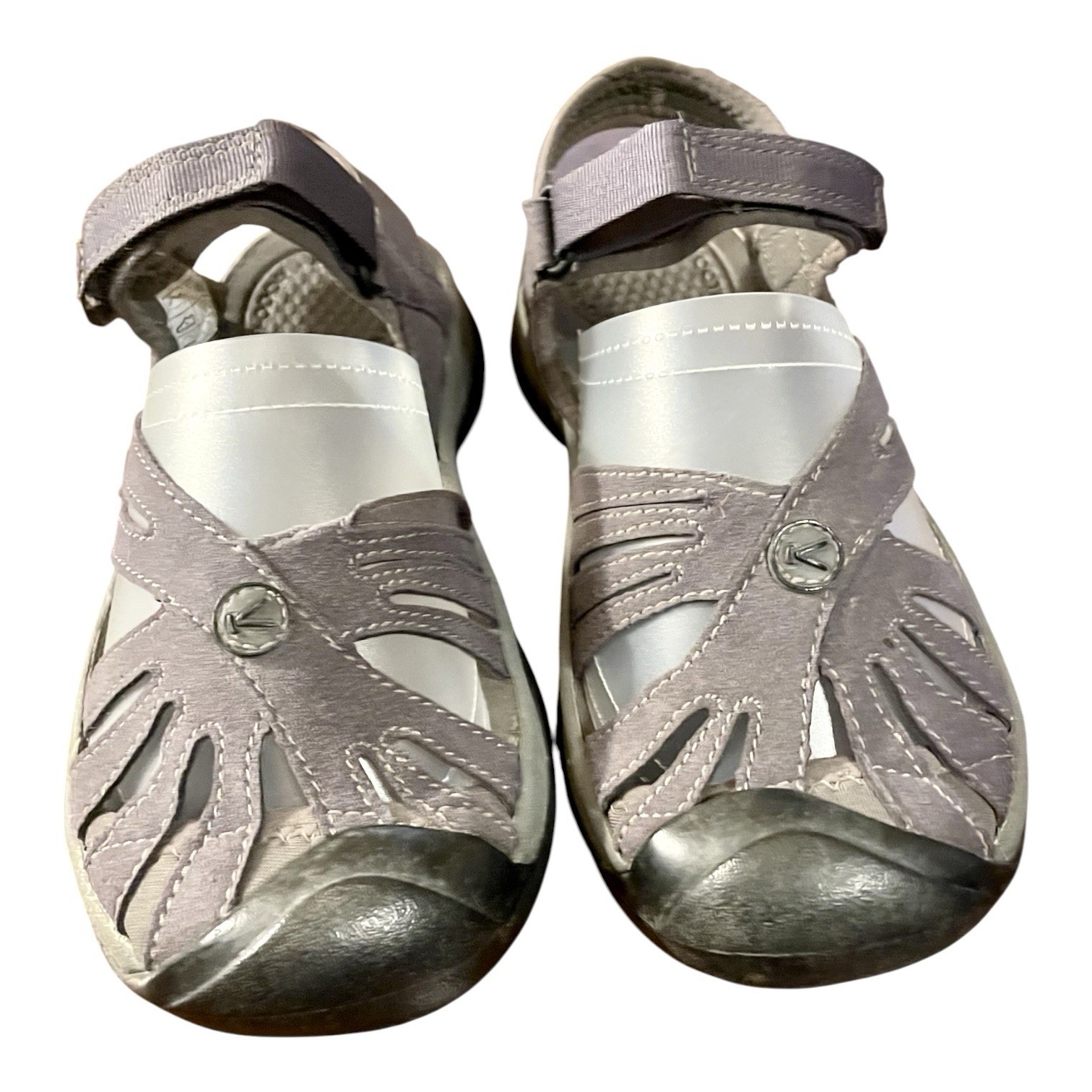 KEEN Rose Women’s Sport Sandals Suede Gray US 9.5