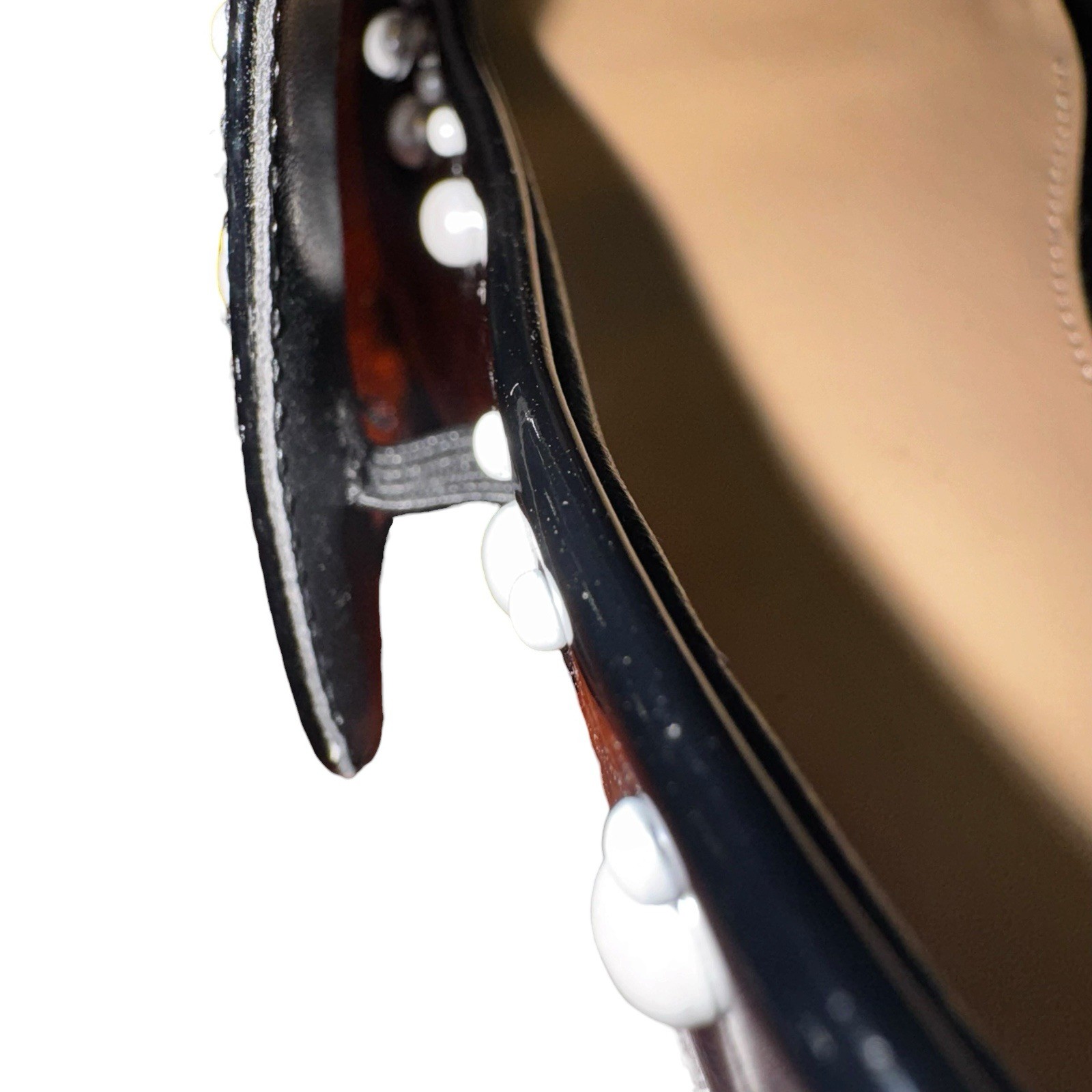 NEW Copper Key Studded Pearl Patent Mary Jane’s Size 9