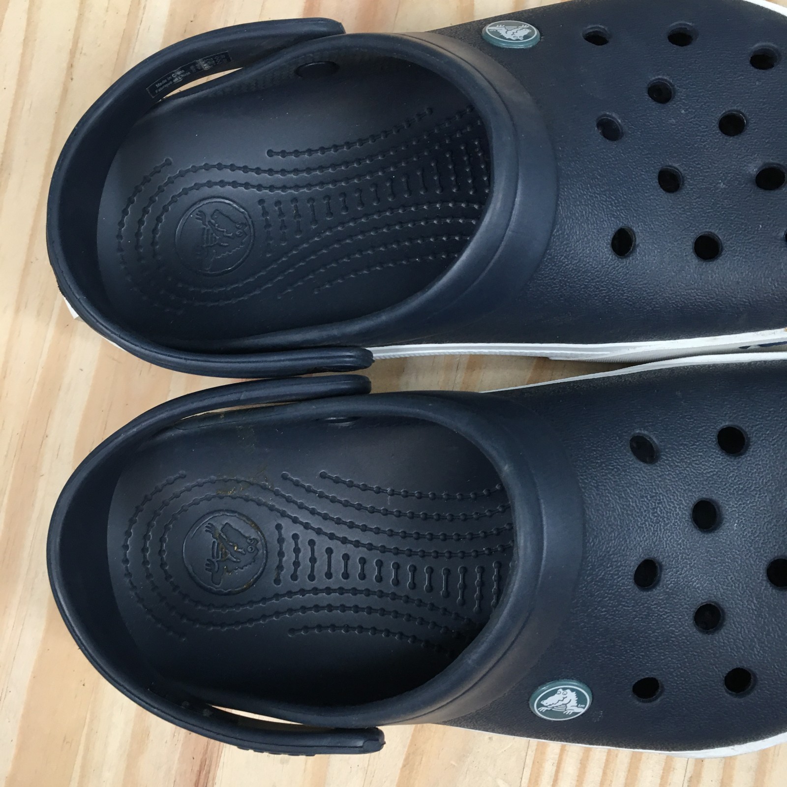 Crocs Crocband II Sporty Clogs Sandals Mens 6 Womens 8 Blue Croslite 11989