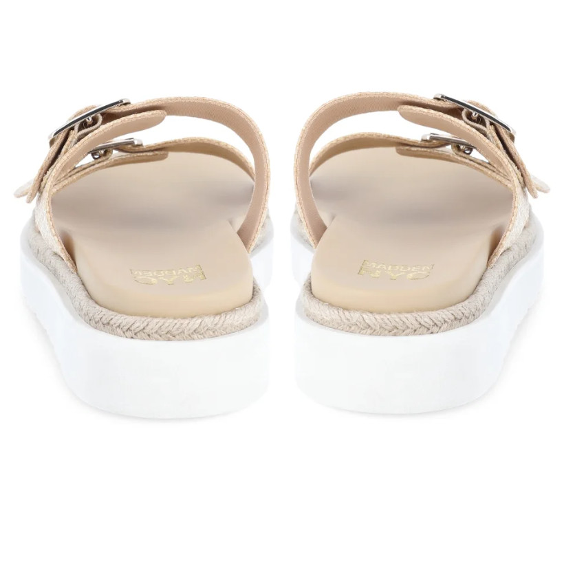 N.W.T – Madden NYC Women’s Flatform Two Strap Sandals (Color Raffia, Size 8 1/2)