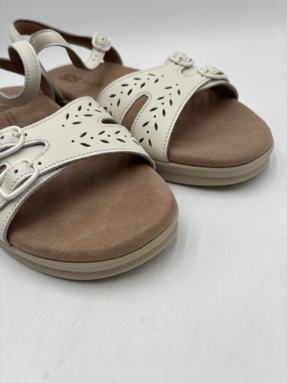 SAS DUO HALO 0087-880 Women’s NEW Quarter Strap Sandal White Multiple Sizes NIB