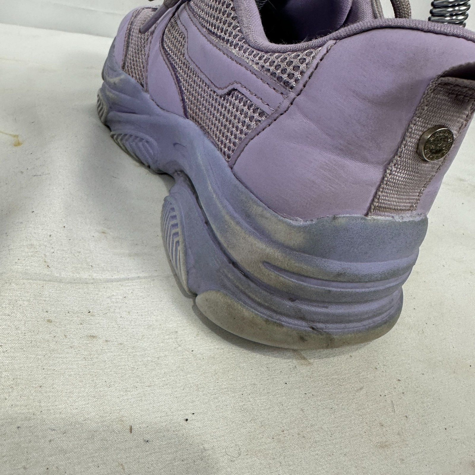 Madden NYC Lilac Womens Fashion Sneakers Size 5 Lavender Casual Lace-Up Shoes