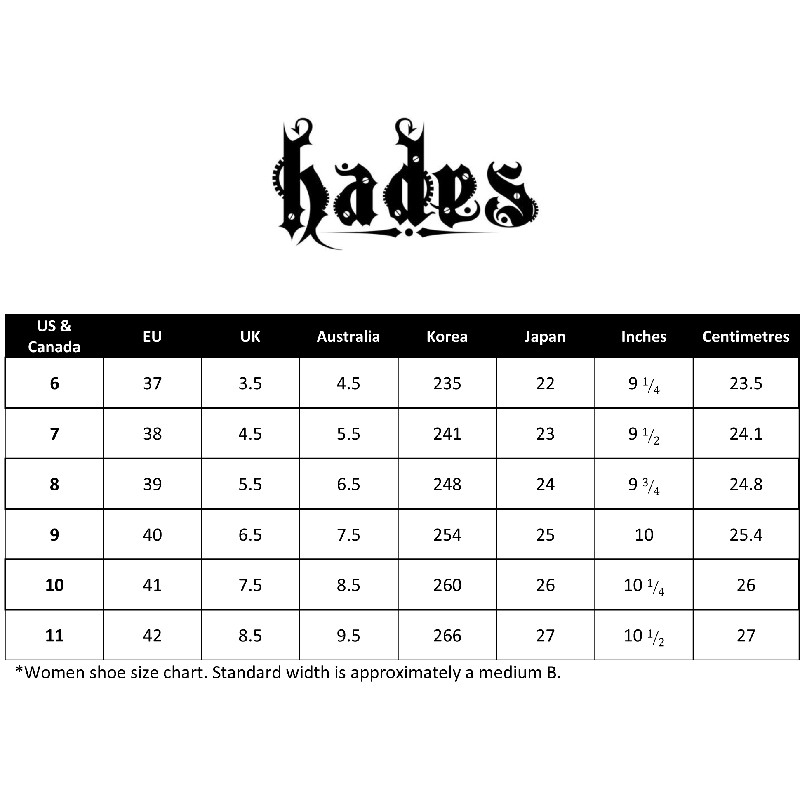 Hades EROS Black Studs Chains 6″ High Ornate Chrome Heels Platform Ankle Strap