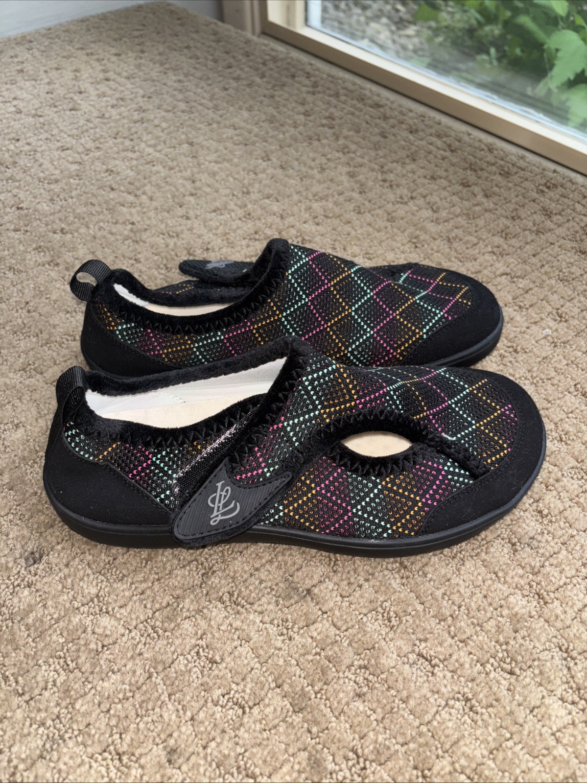 Slippers Wide Diabetic Shoes Adjustable Arthritis Edema House Shoes Women’s 8