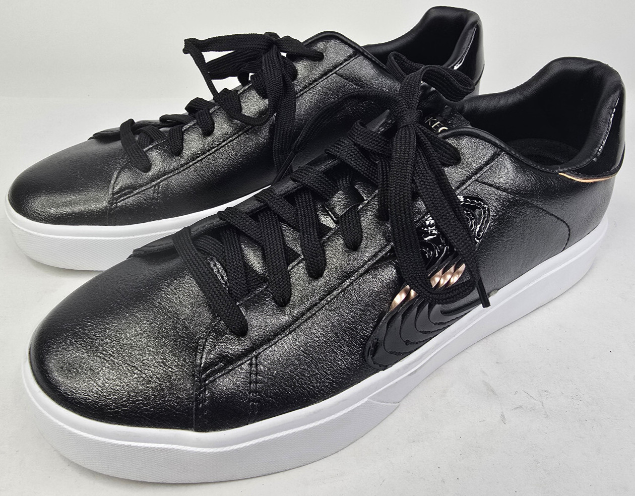 Skechers Eden LX Slight Shimm 185057 Womens Sz 10 Black Lifestyle Sneakers Shoes