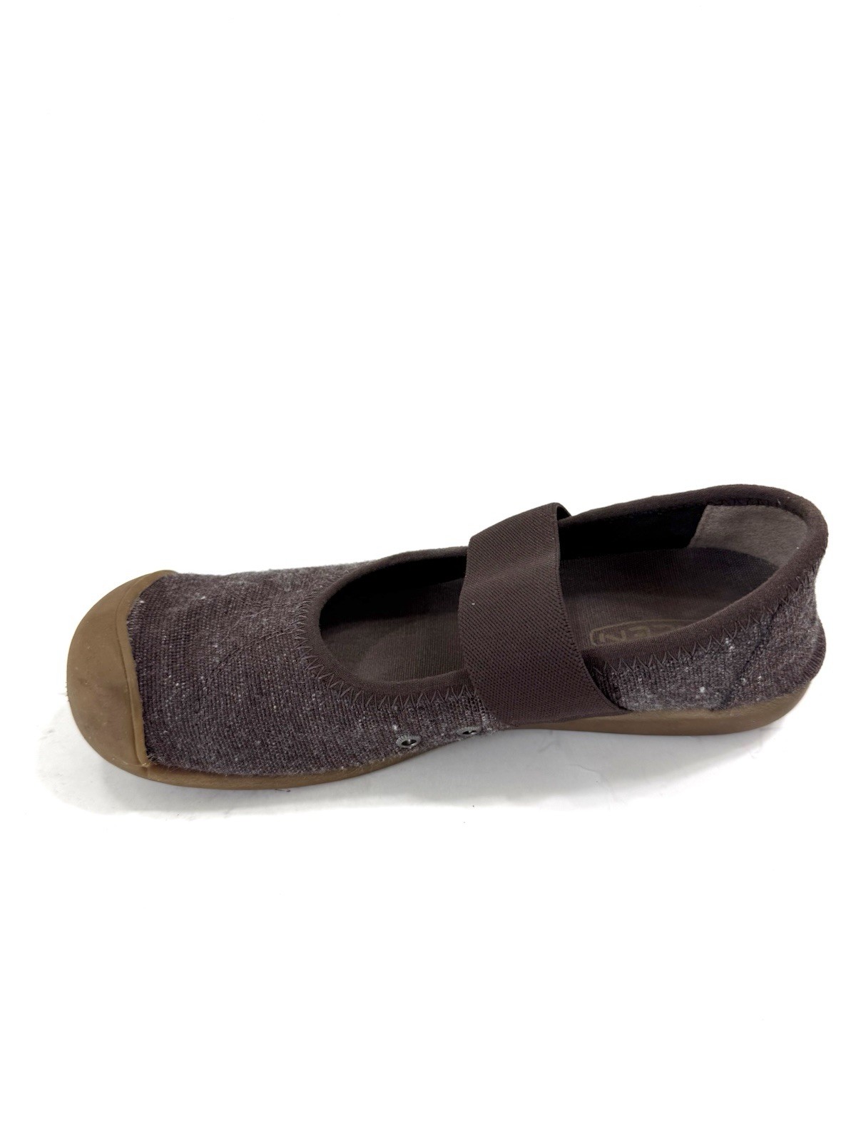 Keen Women’s Sienna Mary Jane Slip On Casual shoes Canvas Brown Size 35 EUC