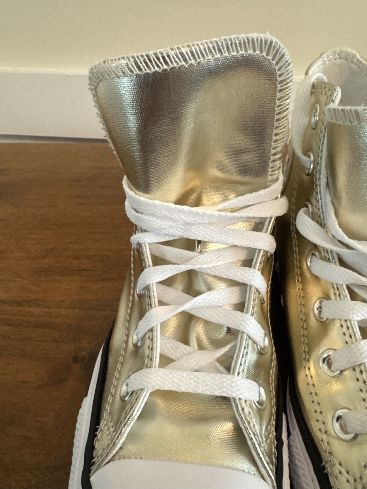Converse All-Star Chuck Taylor Metallic Herbal Unisex Hitop Men 6 Women 8 17953c