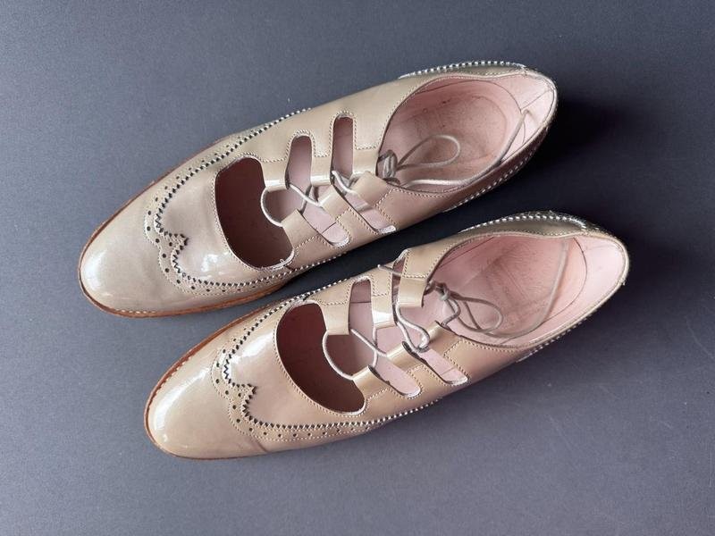 women paraboot heels beige leather 38