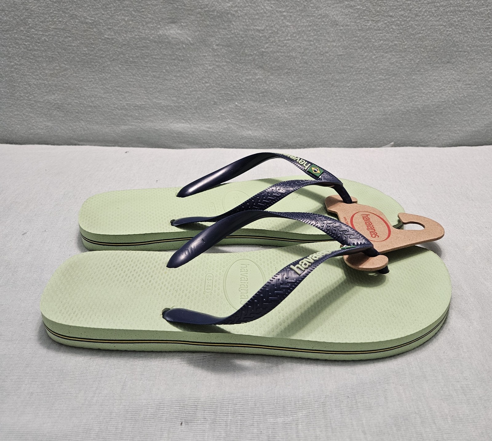 Authentic Havaianas Light Green Flip Flops/slipper 41-42USA 11/12W Brazil