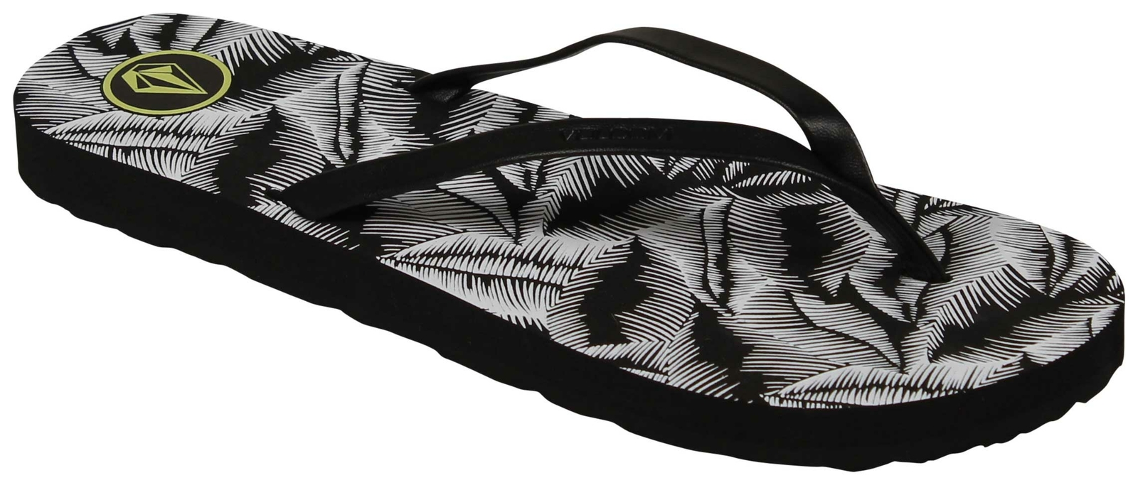 Volcom Color Me Spring Sandal – Classic Black / White – New