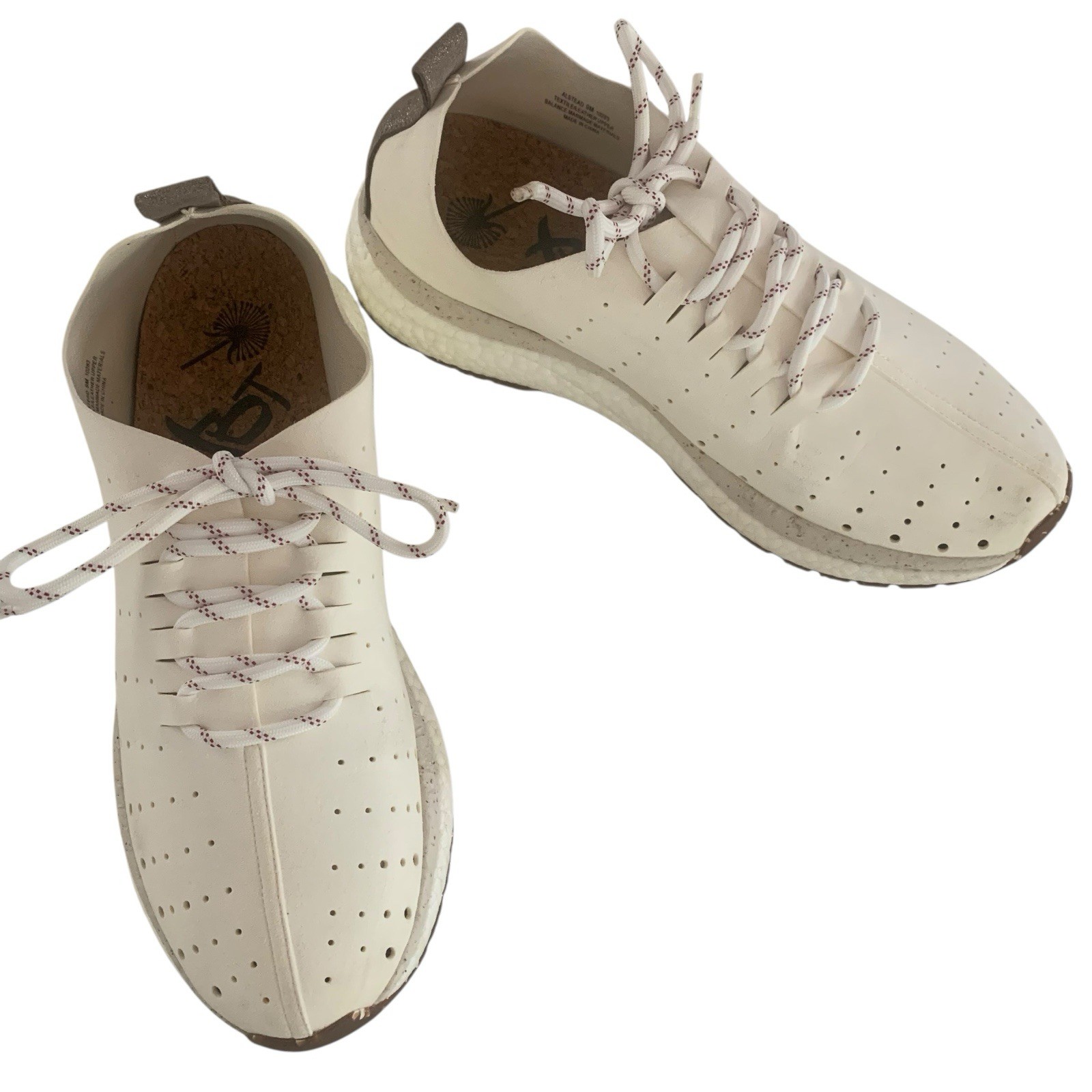 OTBT Off the Beaten Track Alstead Chamois Sneakers Women’s 9M Lightweight Cream