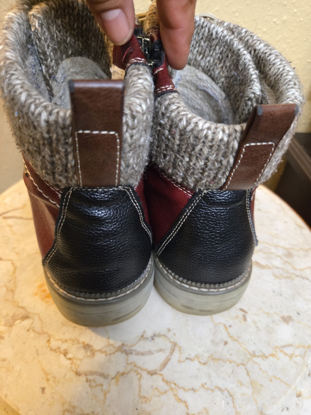 Khazera ankle winter boots by Spring Step size 40 women’s in Bordeaux.