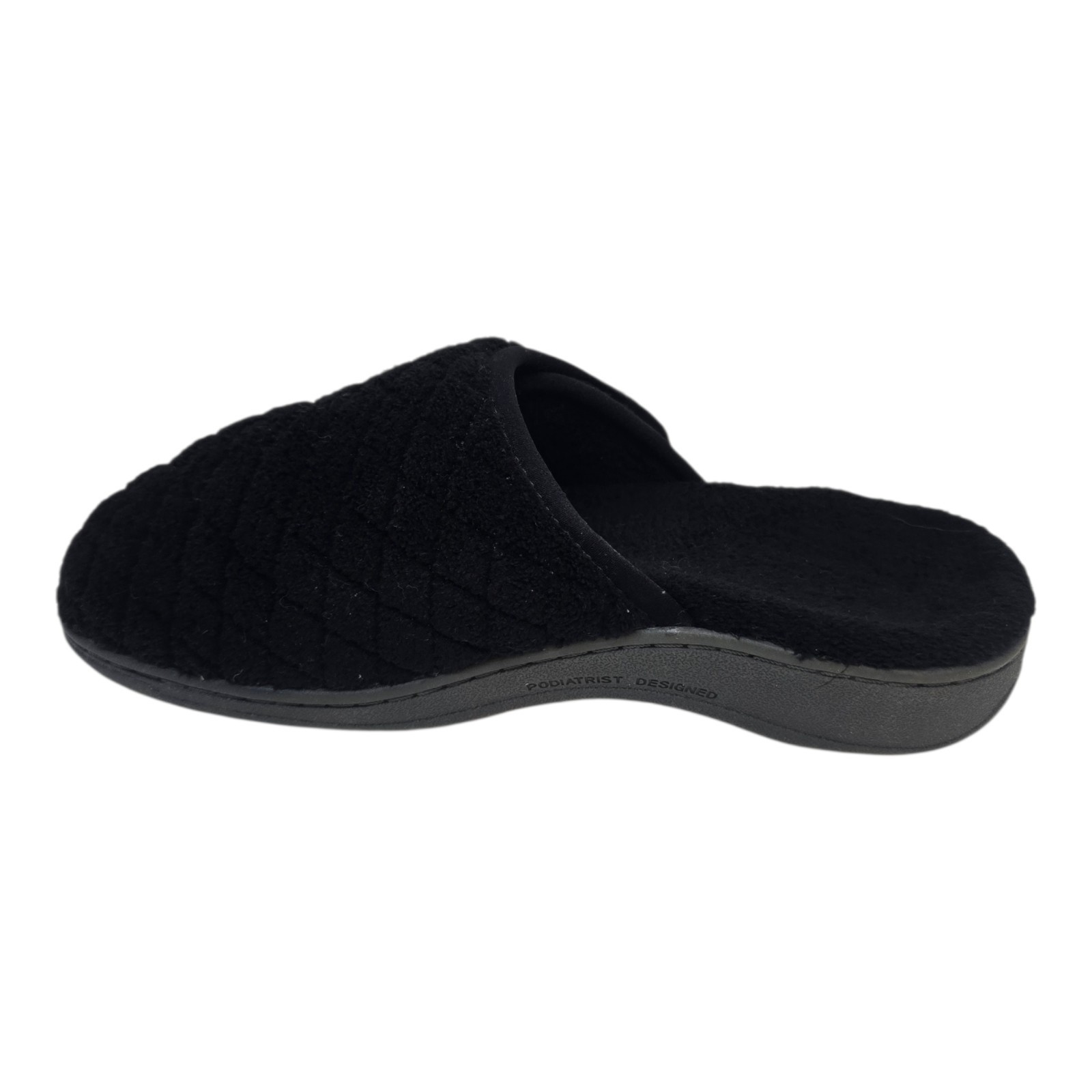 Vionic Adilyn Women’s Orthotic Support Slippers-Black