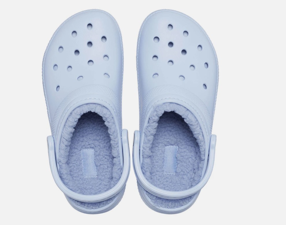 New CROCS CLASSIC LINED CLOG 203591-4NS BLUE CALCITE US M10/W12