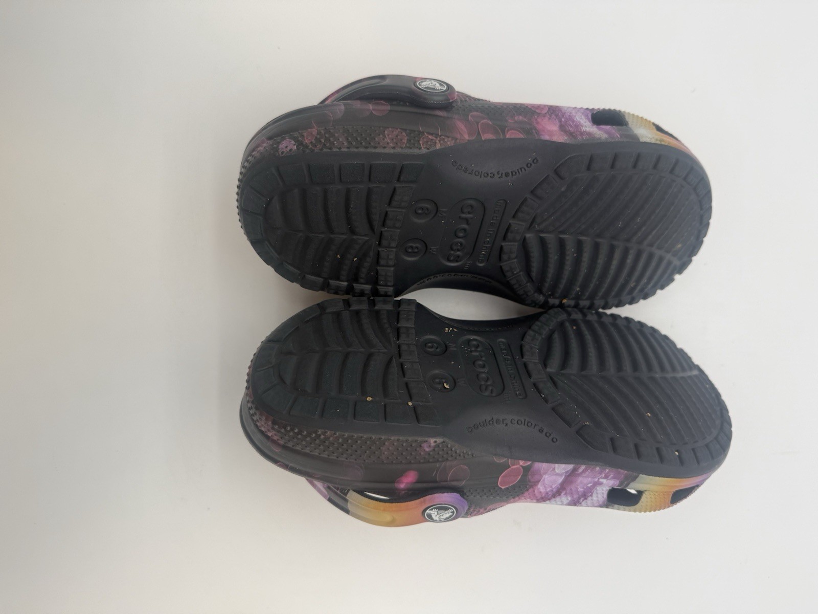 Crocs Classic Meta Scape Clog City Sunset Purple Sunset Orange Graphics Graphic