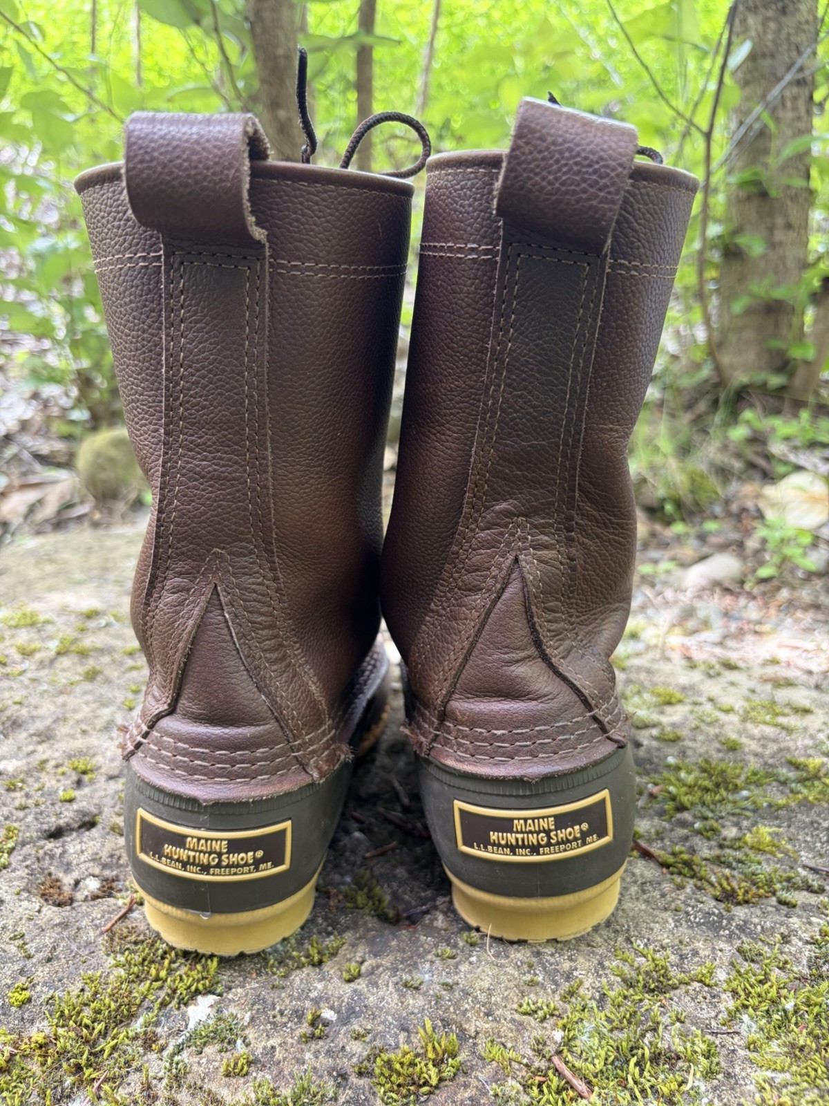 LL Bean Signature Maine Hunting Shoe Duck Boots Womens Size 6M Made In Maine