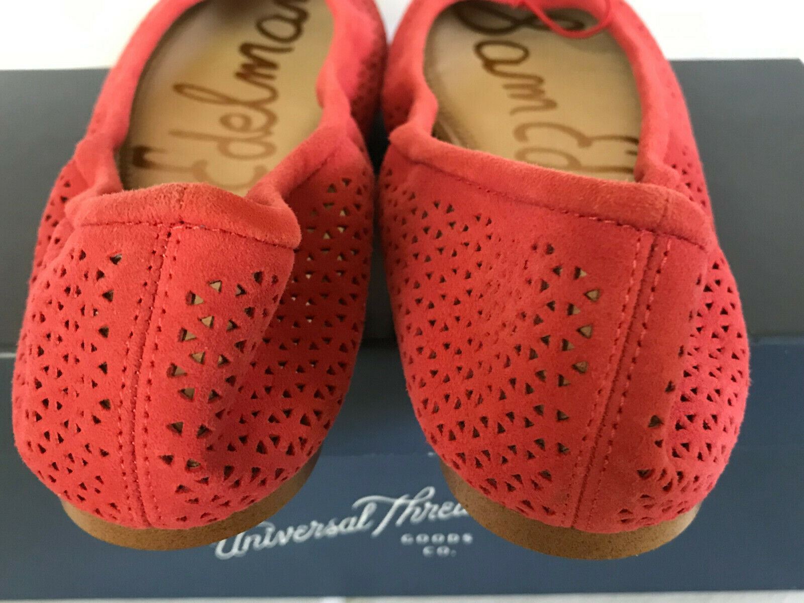 NEW Sam Edelman Felicia 2 Flat Havana Slip-On Suede Ballet Flats Shoes Womens 6