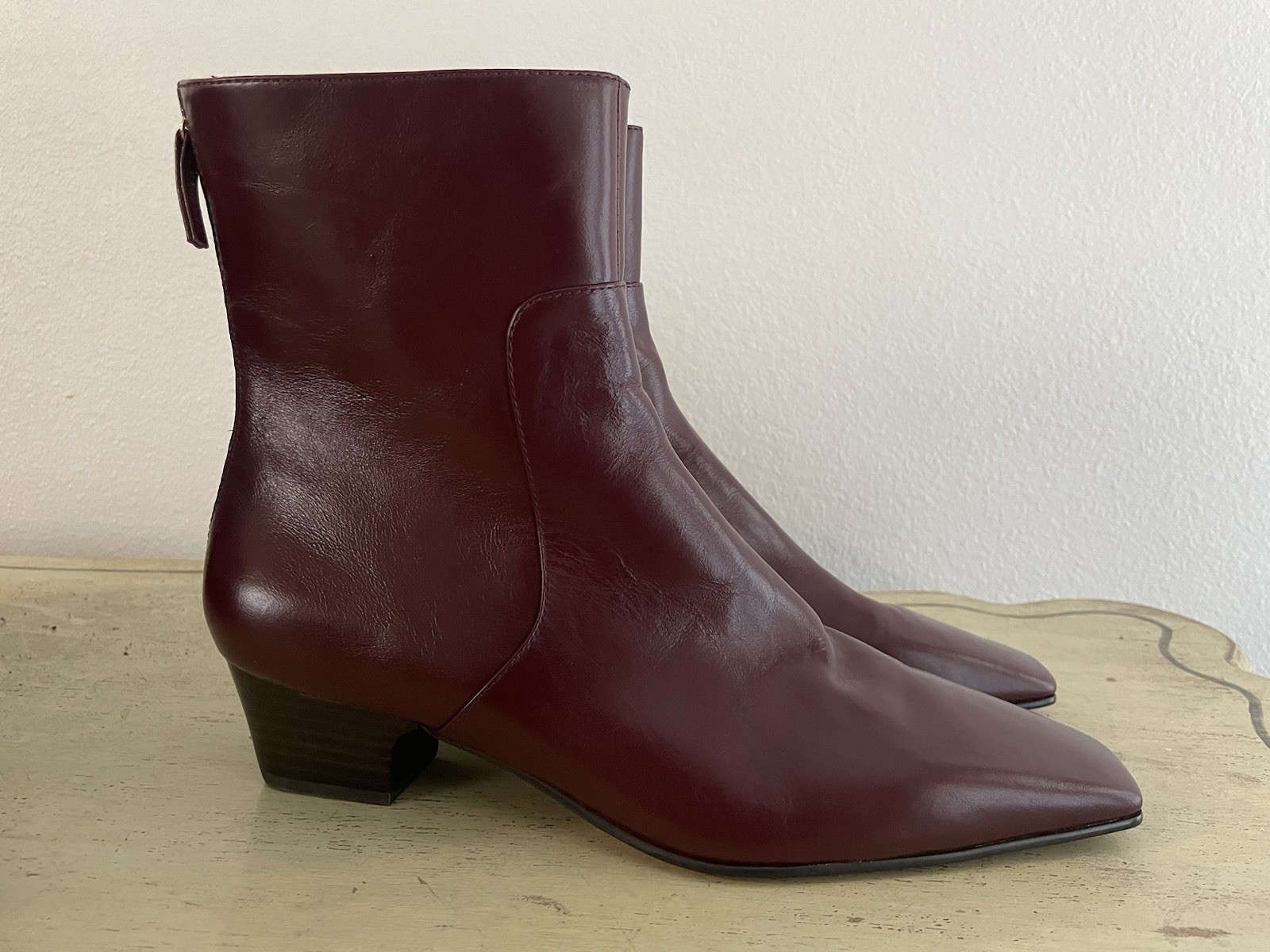 Madewell The Lexie Ankle Boot in Aged Wine Size 11 M NWOB $228 NX546