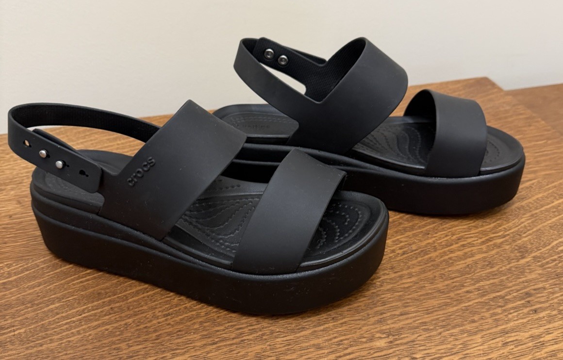 Crocs – Brooklyn Low Wedge Size 6