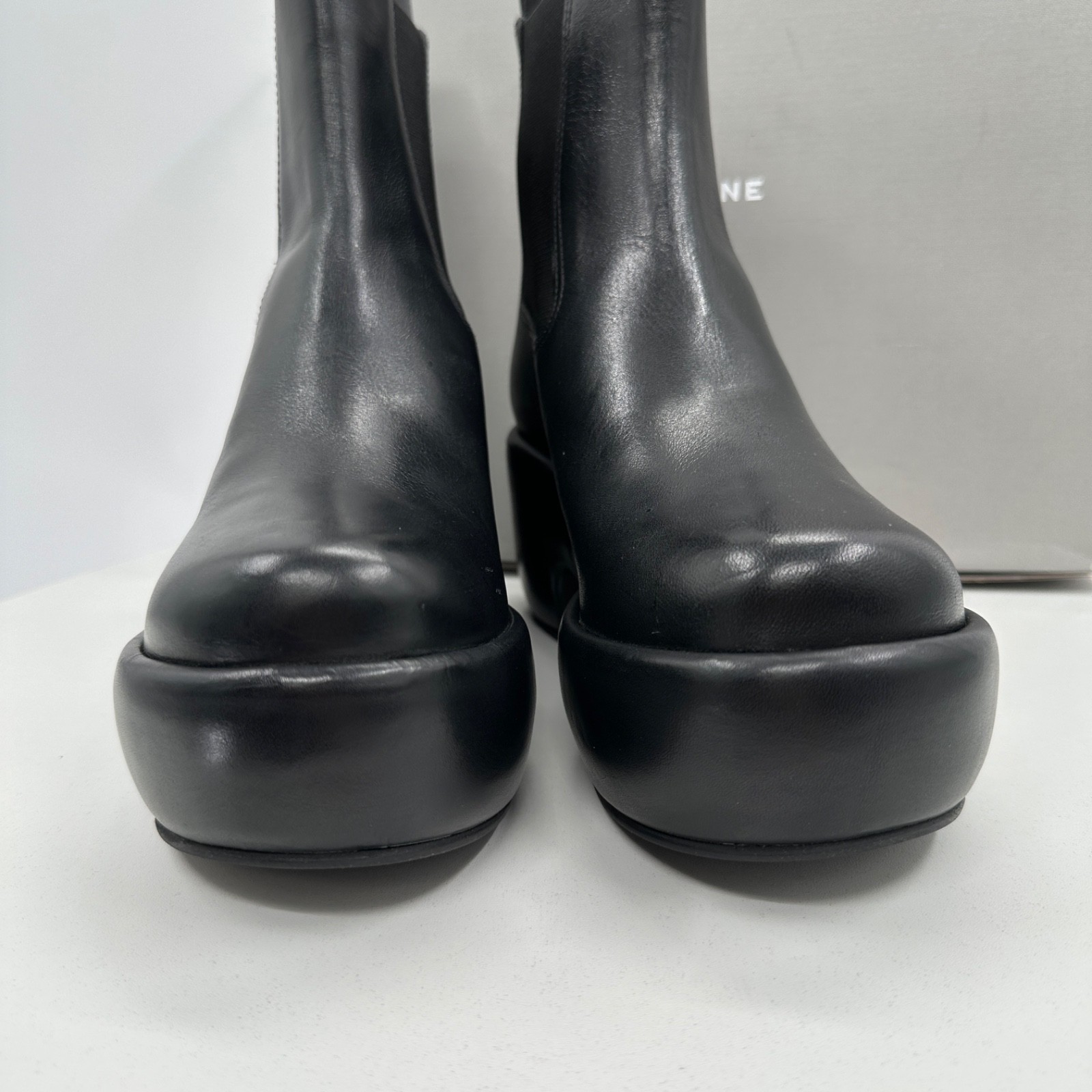 Everlane The Puffa Boot in Black size 10 Chelsea Ankle 3.25″ Chunky Platform