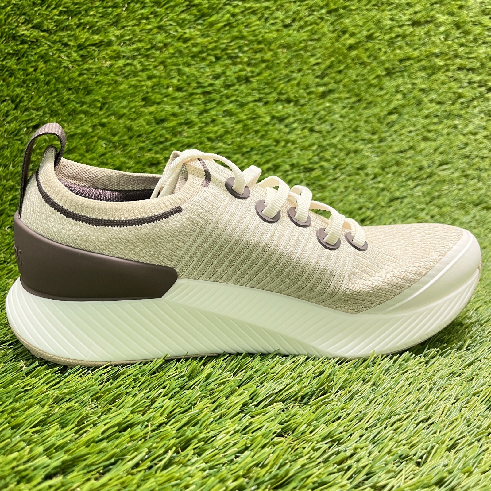 Allbirds Tree Glider Womens Size 7 Beige Brown Athletic Running Shoes Sneakers
