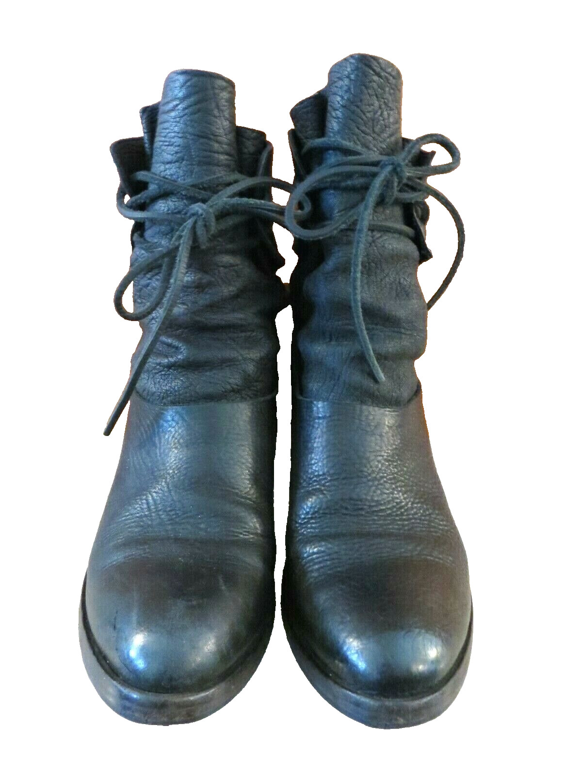 BARTOLI Black Leather Boots EU 38 US ITALY