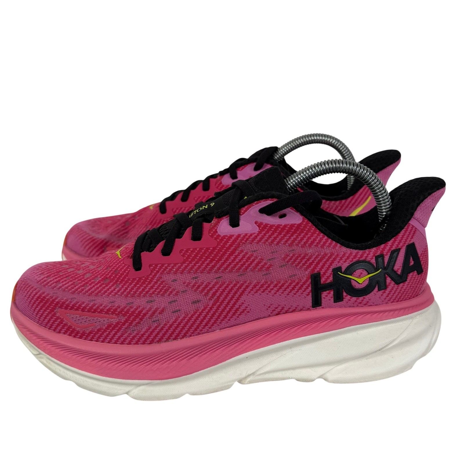 Hoka Clifton 9 Womens Running Shoes ‘Raspberry Strawberry Size 9B
