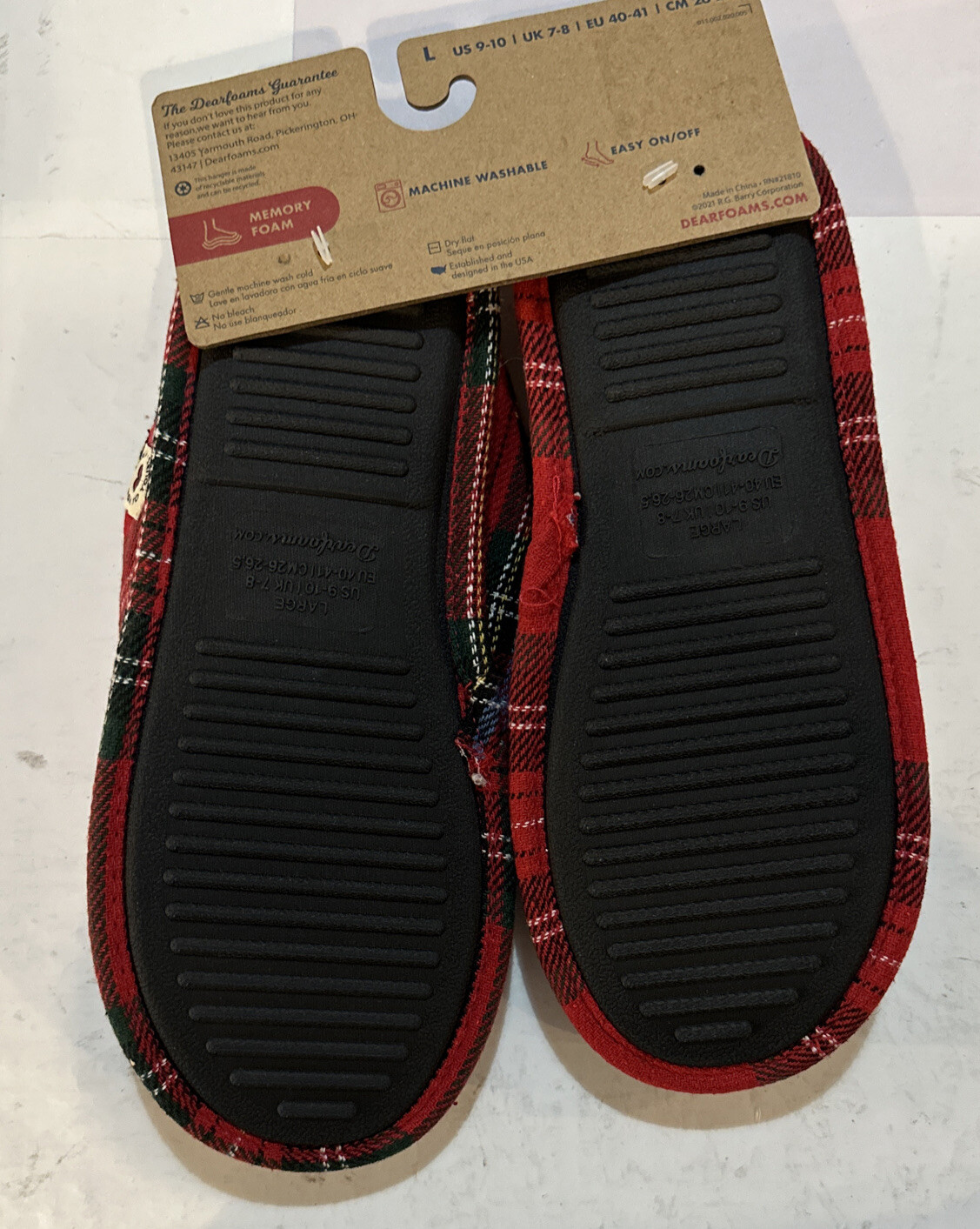 NEW Dear foams Mama Bear Slippers X Large 11-12 women’s comfort Warm XL