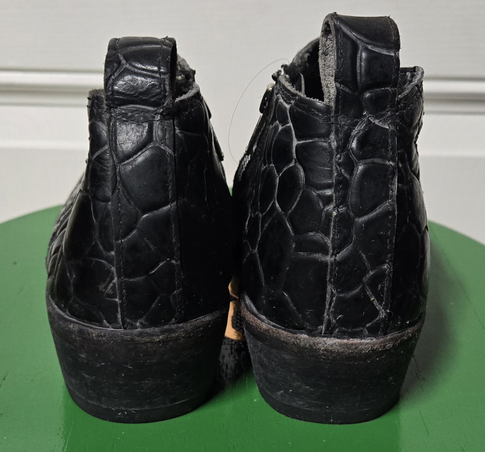 FREE PEOPLE FARYL ROBIN Ankle Bootie 9 Leather Westley Star Western Mexico Fest