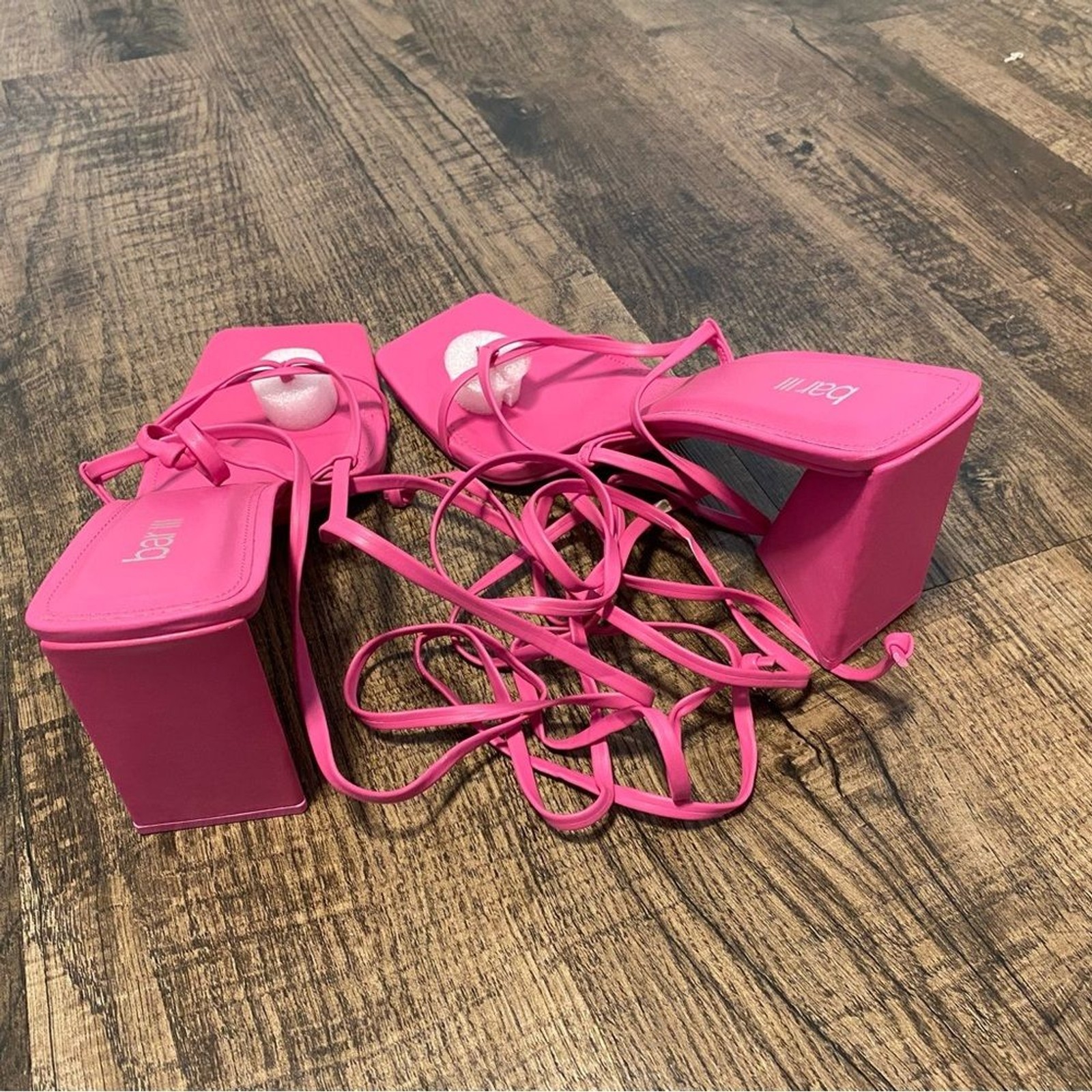 BAR III Auroraap Cone Heel Pink Pumps 10.5