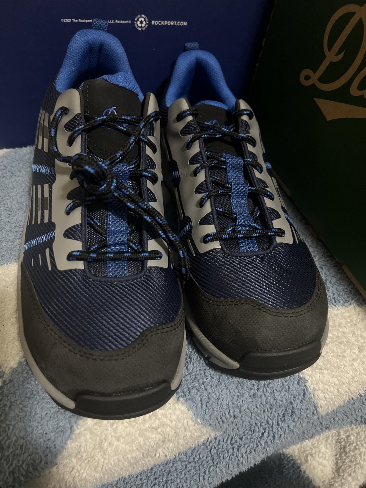 Danner Run Time Women’s Size 11 M Blue Grey Safety Work Shoes 12319