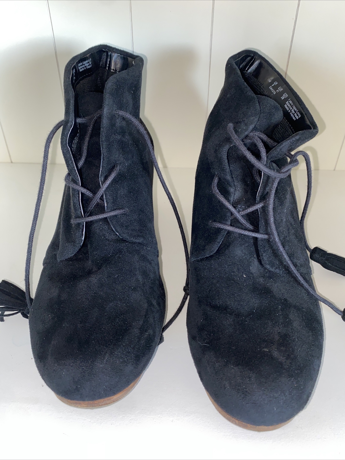 Dr. Scholl’s Women’s Dakota Wedge “Cool-fit” Booties Shoes Black Size 11 M
