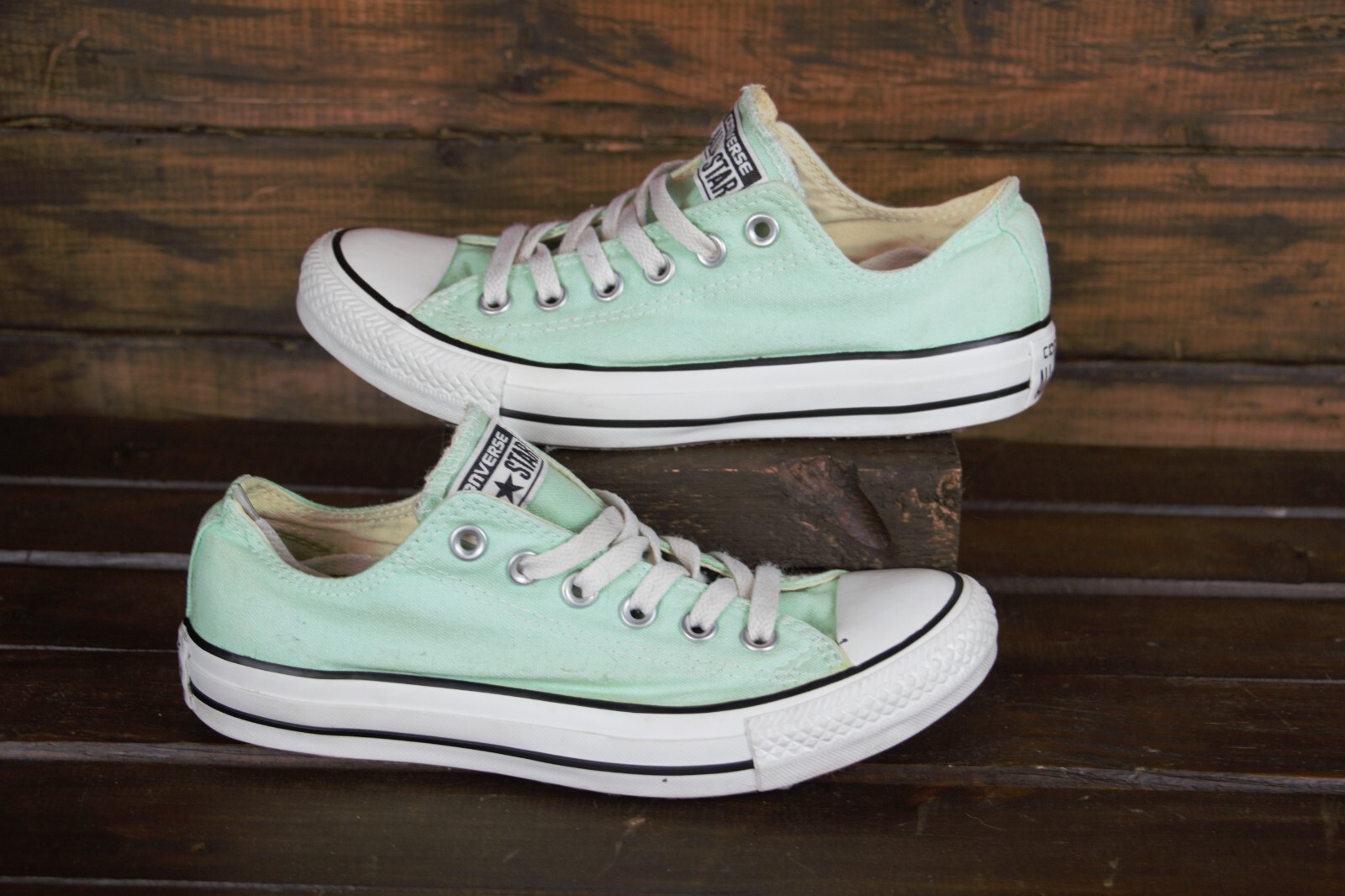 Converse Shoes Mens 5 Womens 7 Chuck Taylor All Star Ox Sneakers 136565F Green