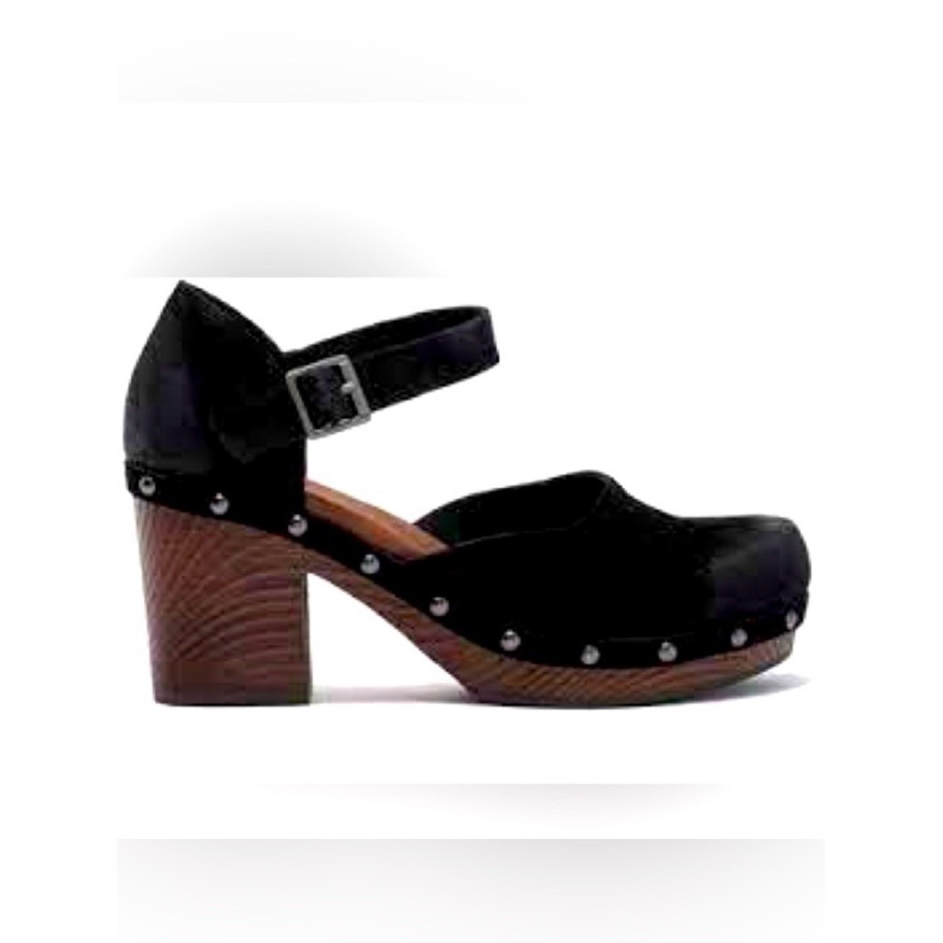 Korks Evah Clog, Black Suede size 7