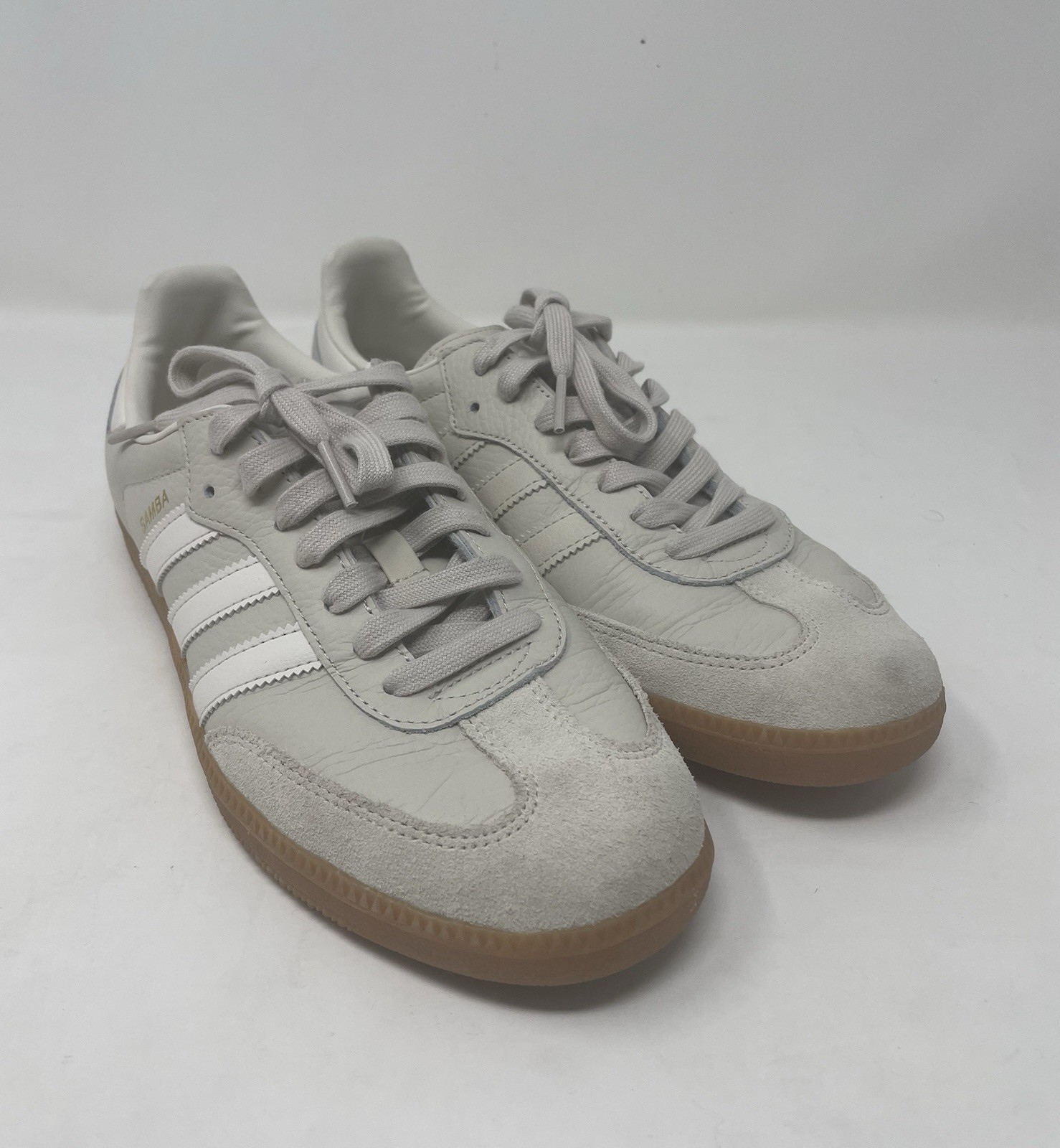 adidas Samba OG Women Low Top Lace-Up Sneakers White/Gum Leather IE7013