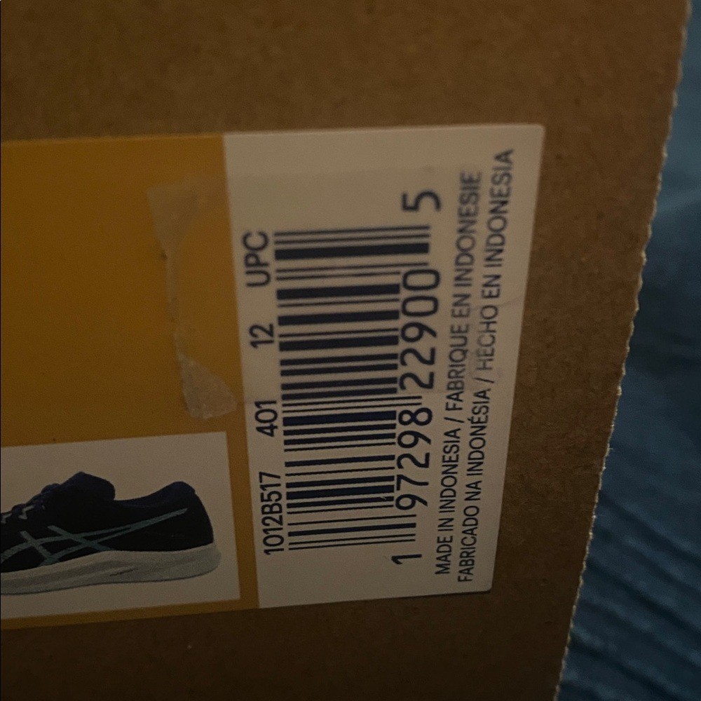 Asics Navy and Mint Athletic Shoes