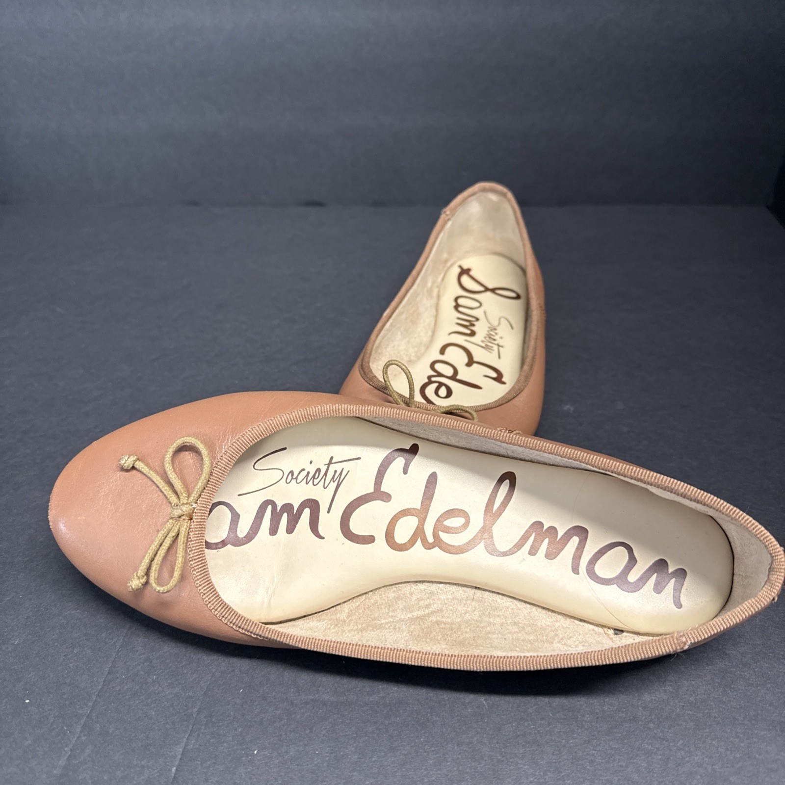 Sam Edelman Felicia Ballet Flat in Saddle Leather Size 8M
