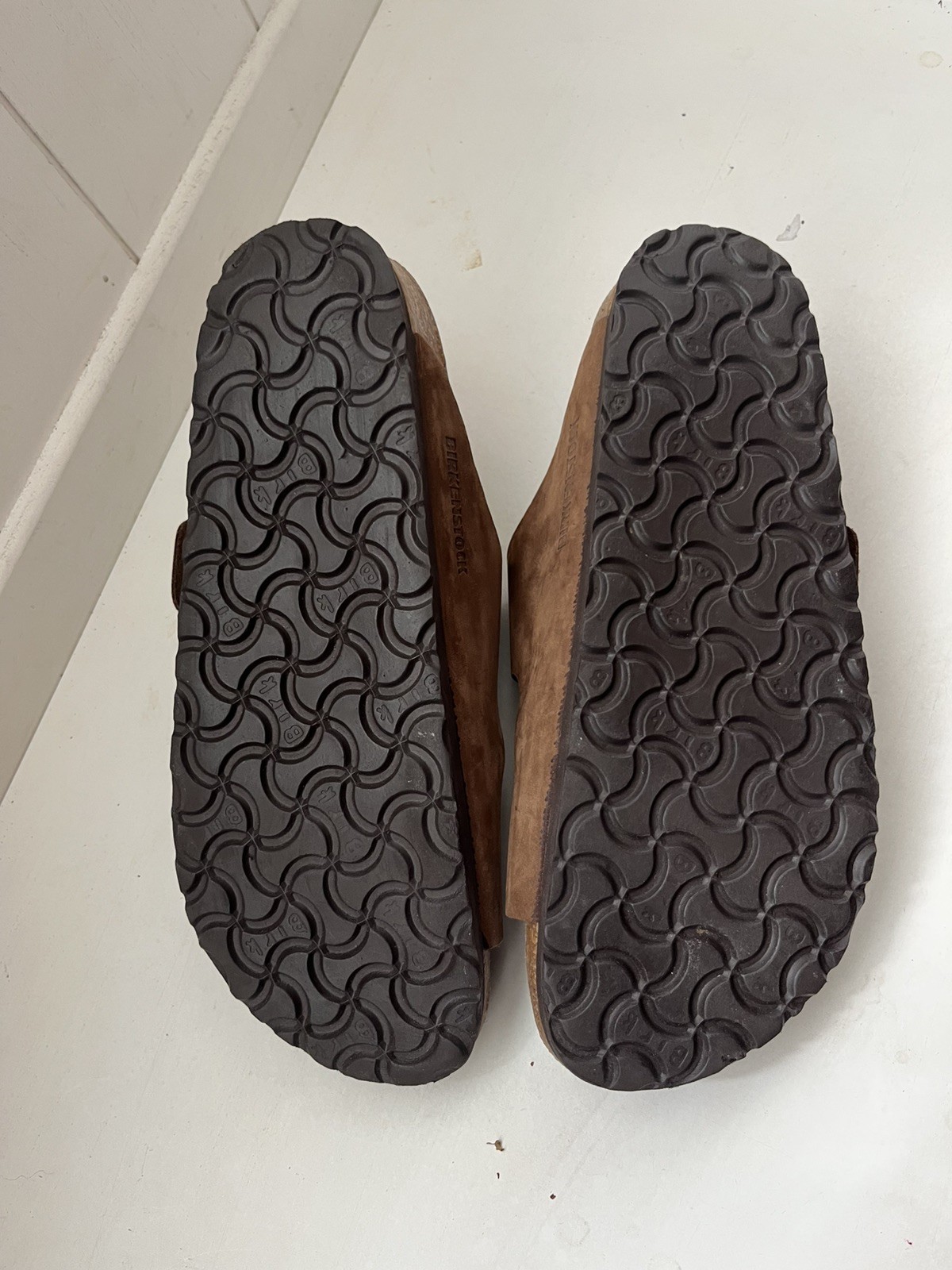 Birkenstock Arizona Nubuck Leather Mocha Brown EU 37 US W6