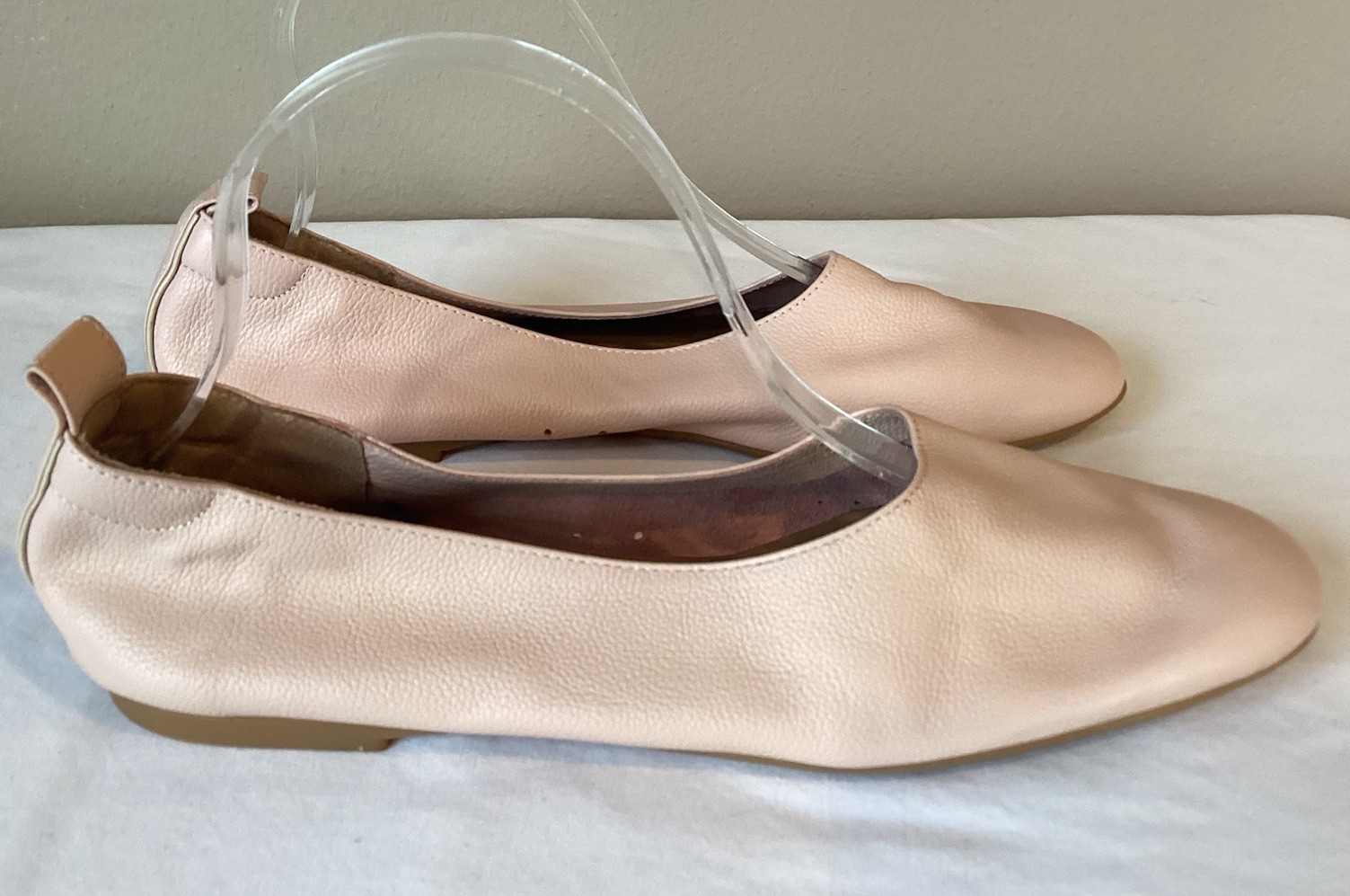 Everlane The Italian Leather Day Glove Flats Pale Pink Nude Women’s Size 10