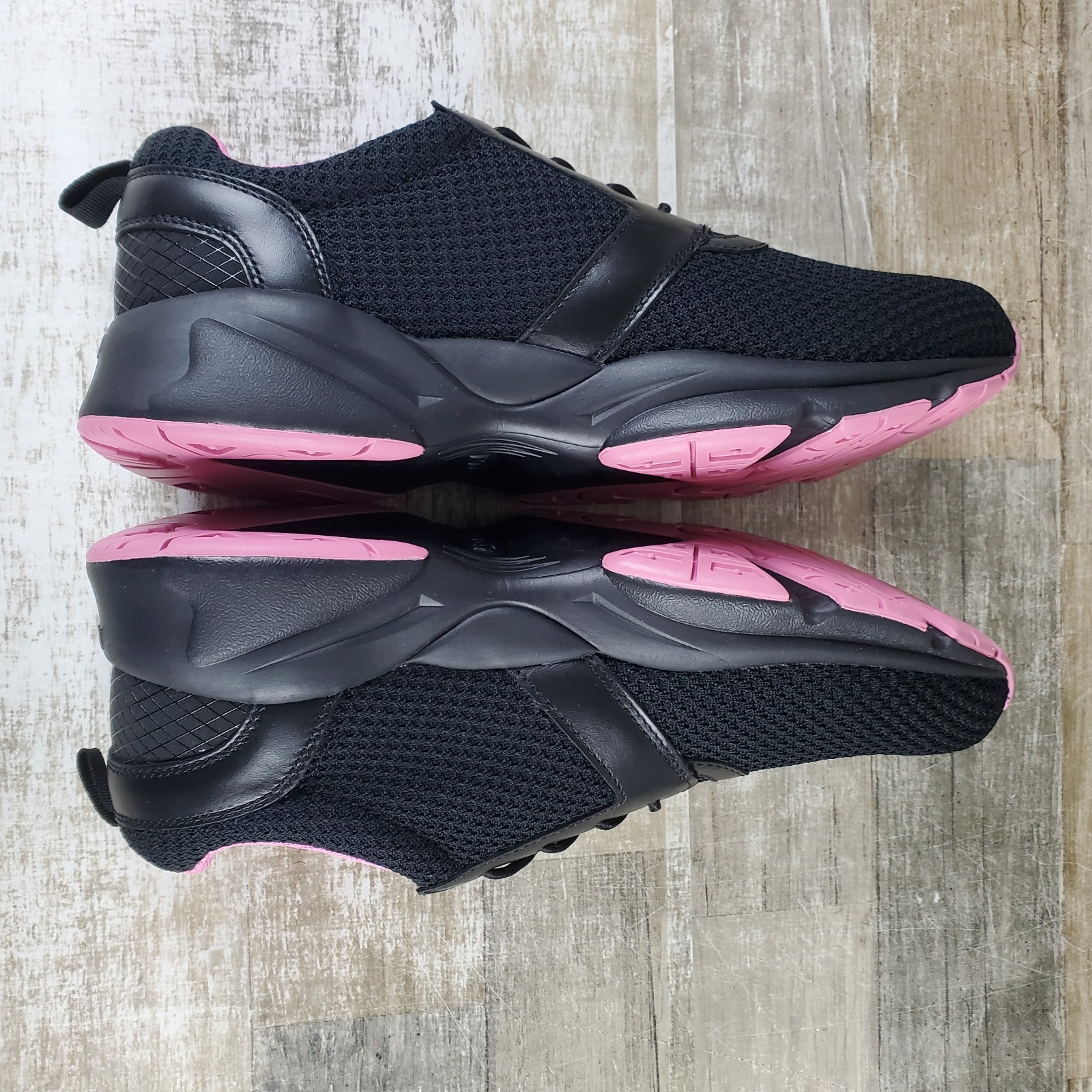 Propet Stability X Womens Shoes Sz 13 Running Black Pink Mesh Lace Up Sneakers