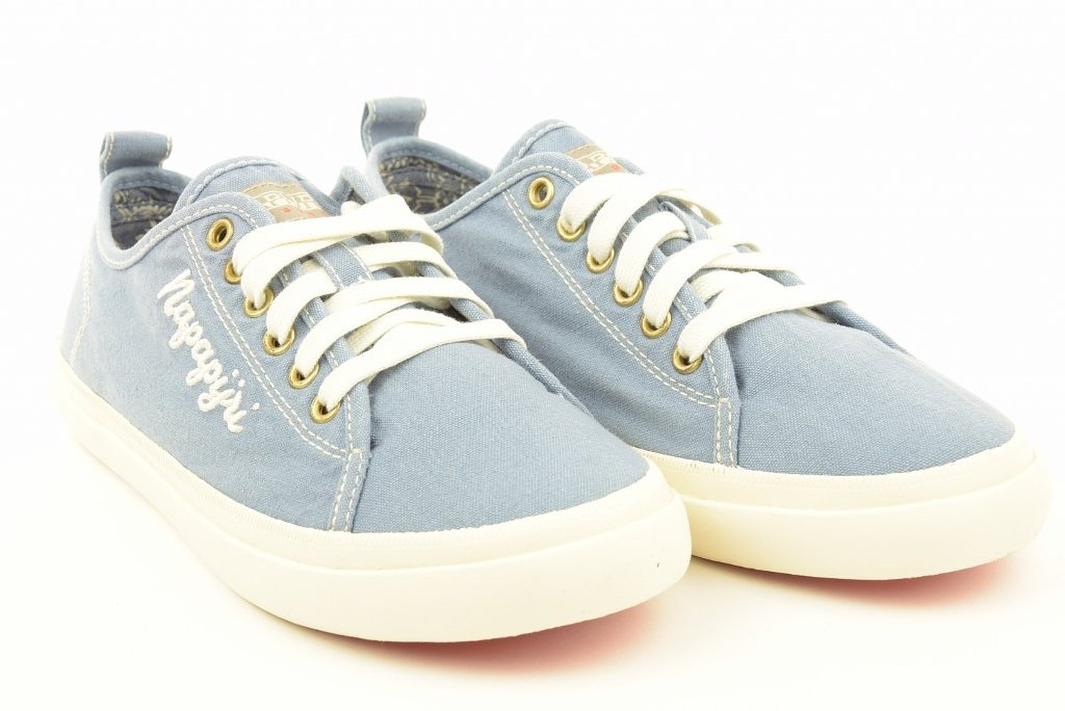 NAPAPIJRI ERIN [ SIZE 36 / 37 / 38 / 39 / 40 / 41 ] CANVAS SNEAKER BLUE NEW & ORIGINAL PACKAGING