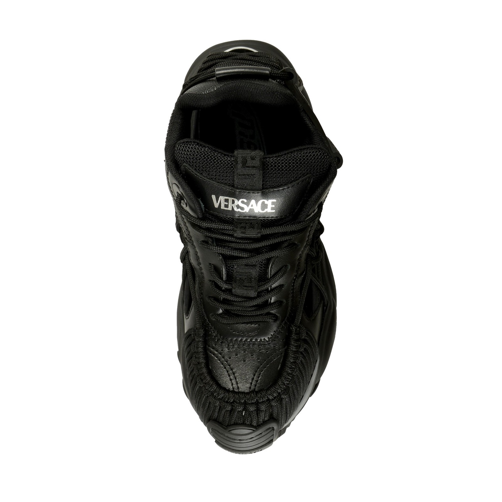 Versace Women’s Black MERCURY M_VS_01 Leather Sneakers Shoes US 6 IT 36