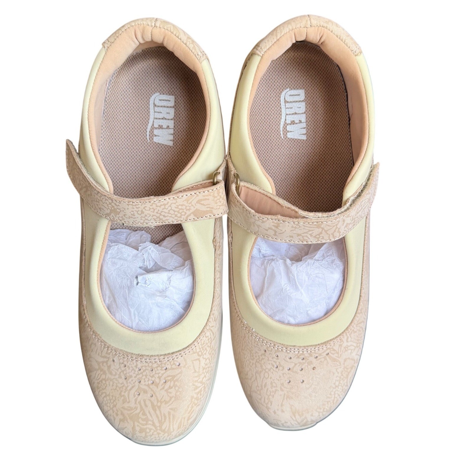 Drew Rose Mary Jane Comfort Shoes Womens 9 WW Bone Orthopedic Walking Adjustable